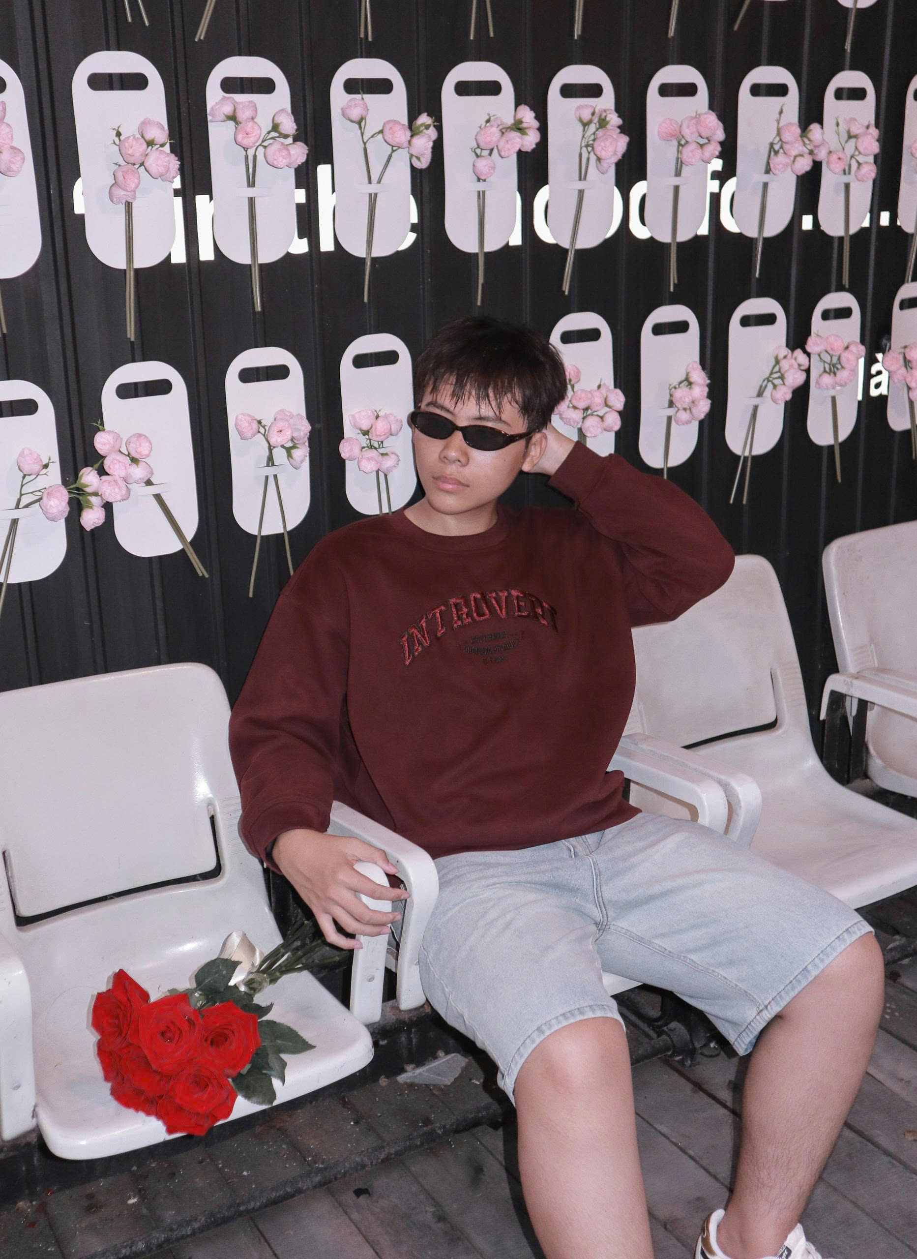A30015- Áo thun nam TD thêu introvert