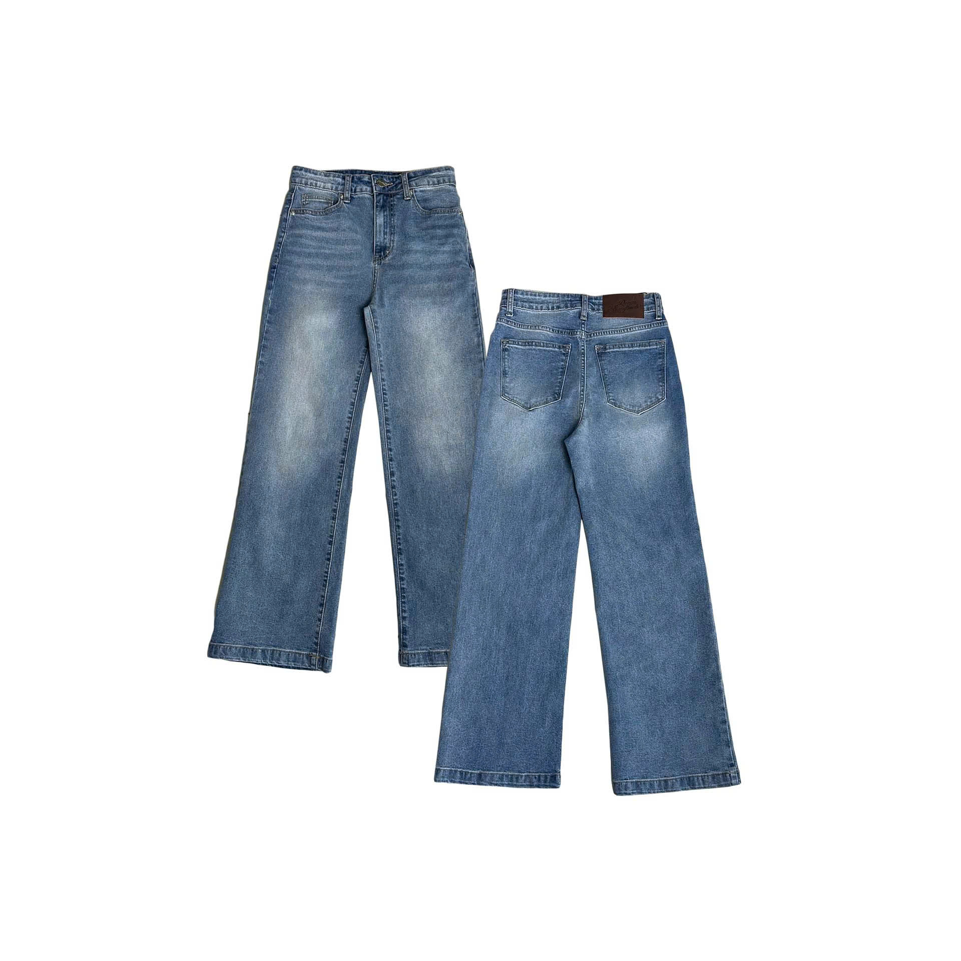 Q9907-	Quần Jean ống suông