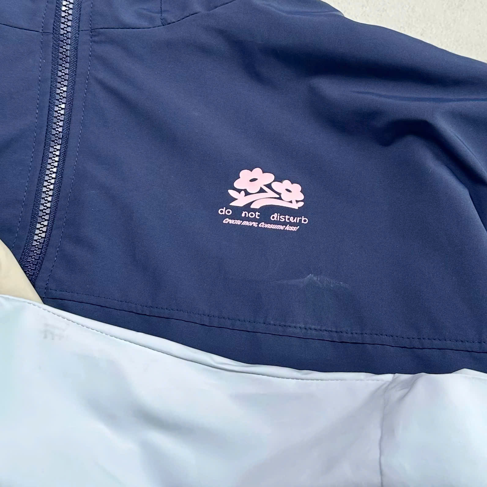 K3274 - 	K dù 2 nắp túi in Flower