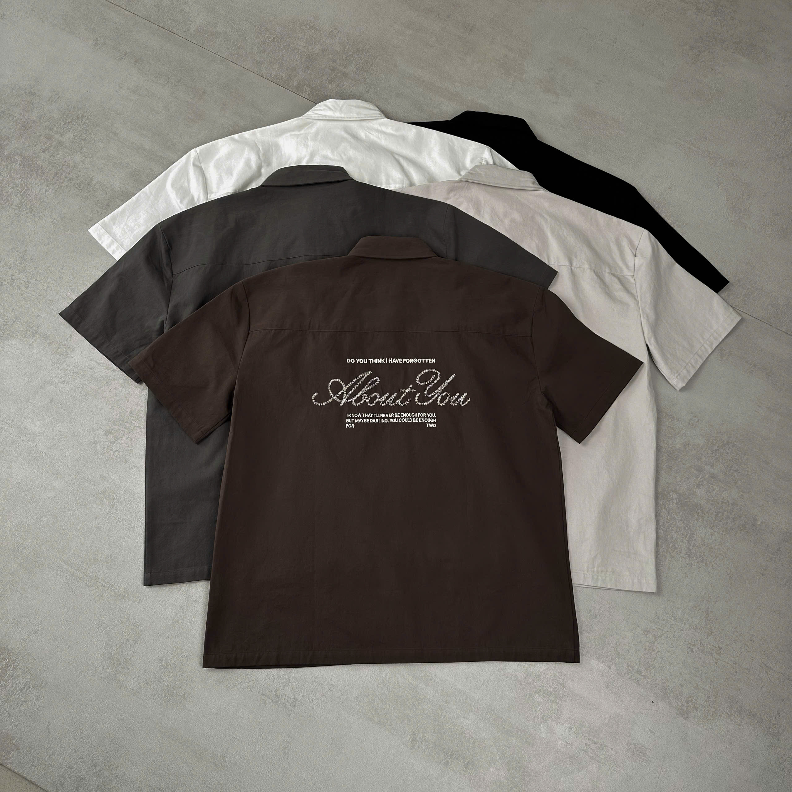 A29167- Áo smi nam TN thêu About You