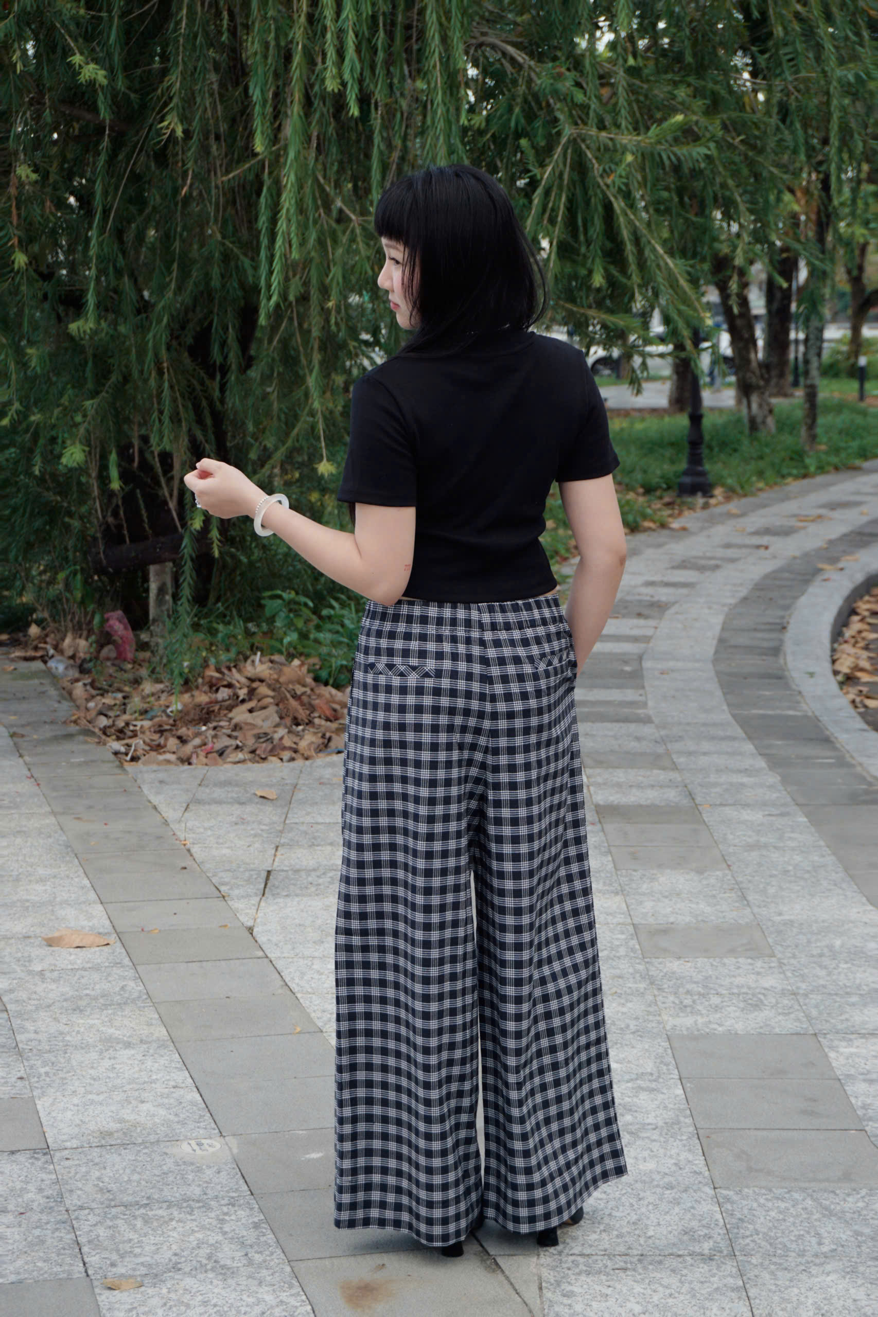 Q8733 - Q lưng thun sau 2 nút