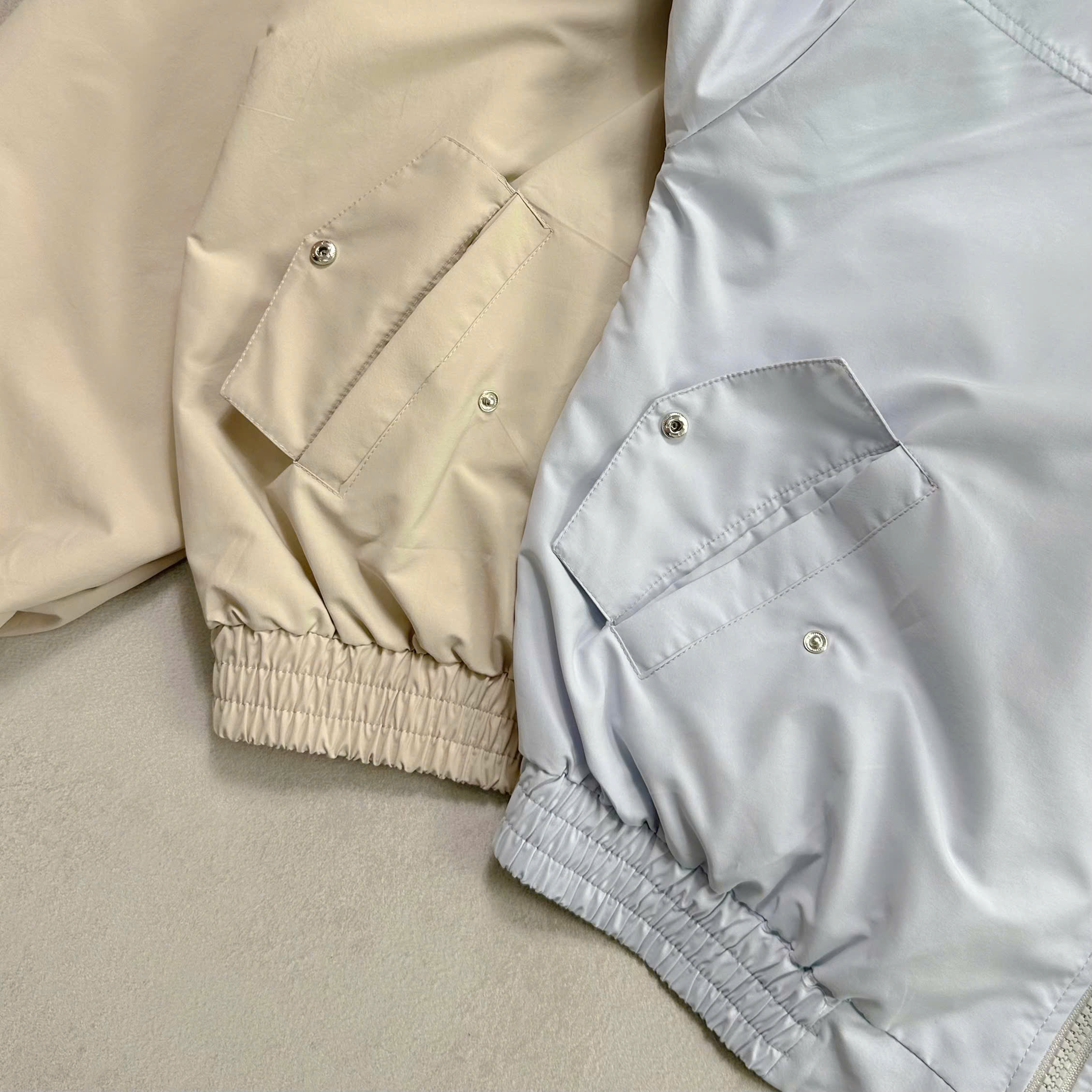 K3274 - 	K dù 2 nắp túi in Flower