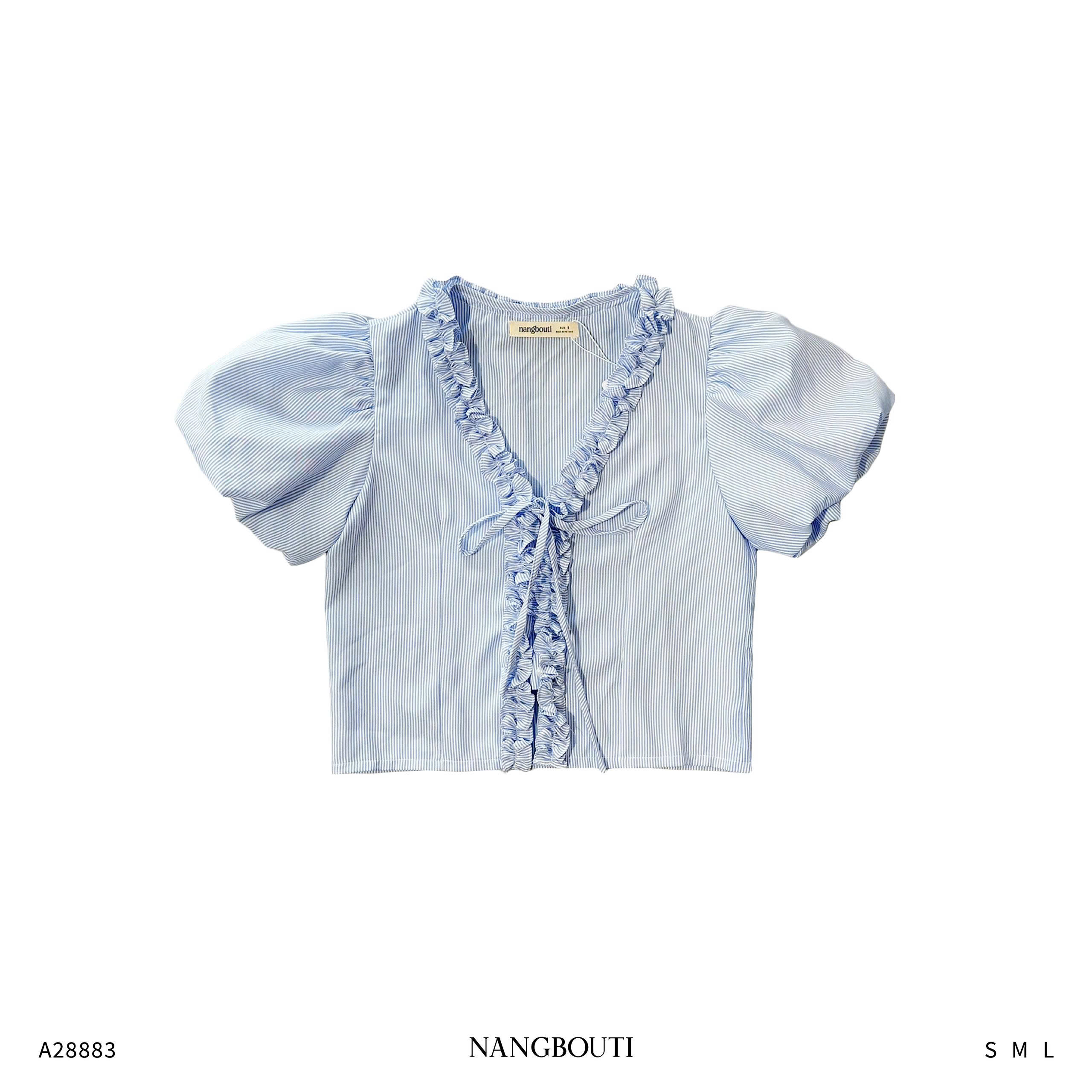 A28883 - A kiểu tay bí cổ viền bèo