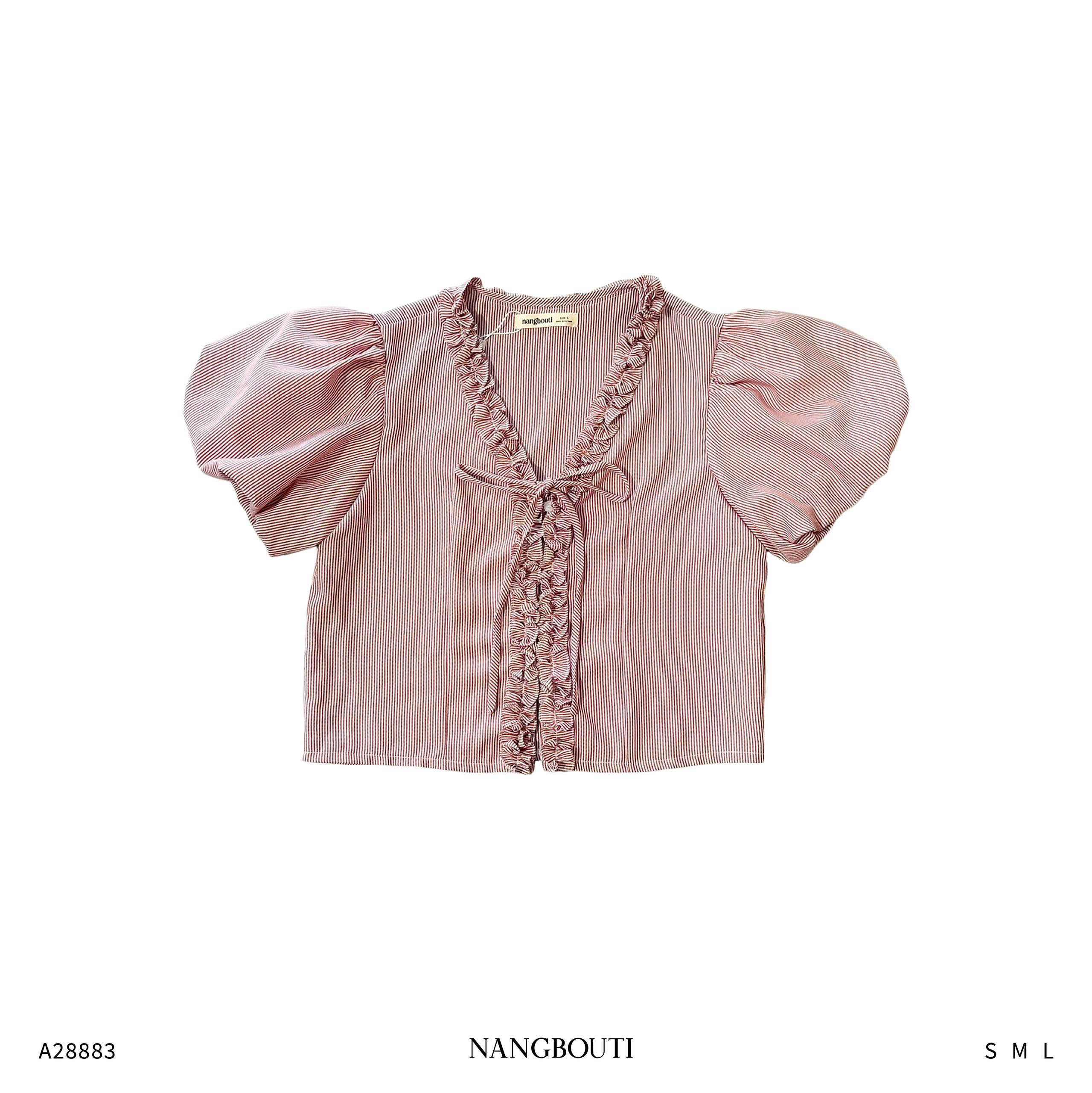 A28883 - A kiểu tay bí cổ viền bèo