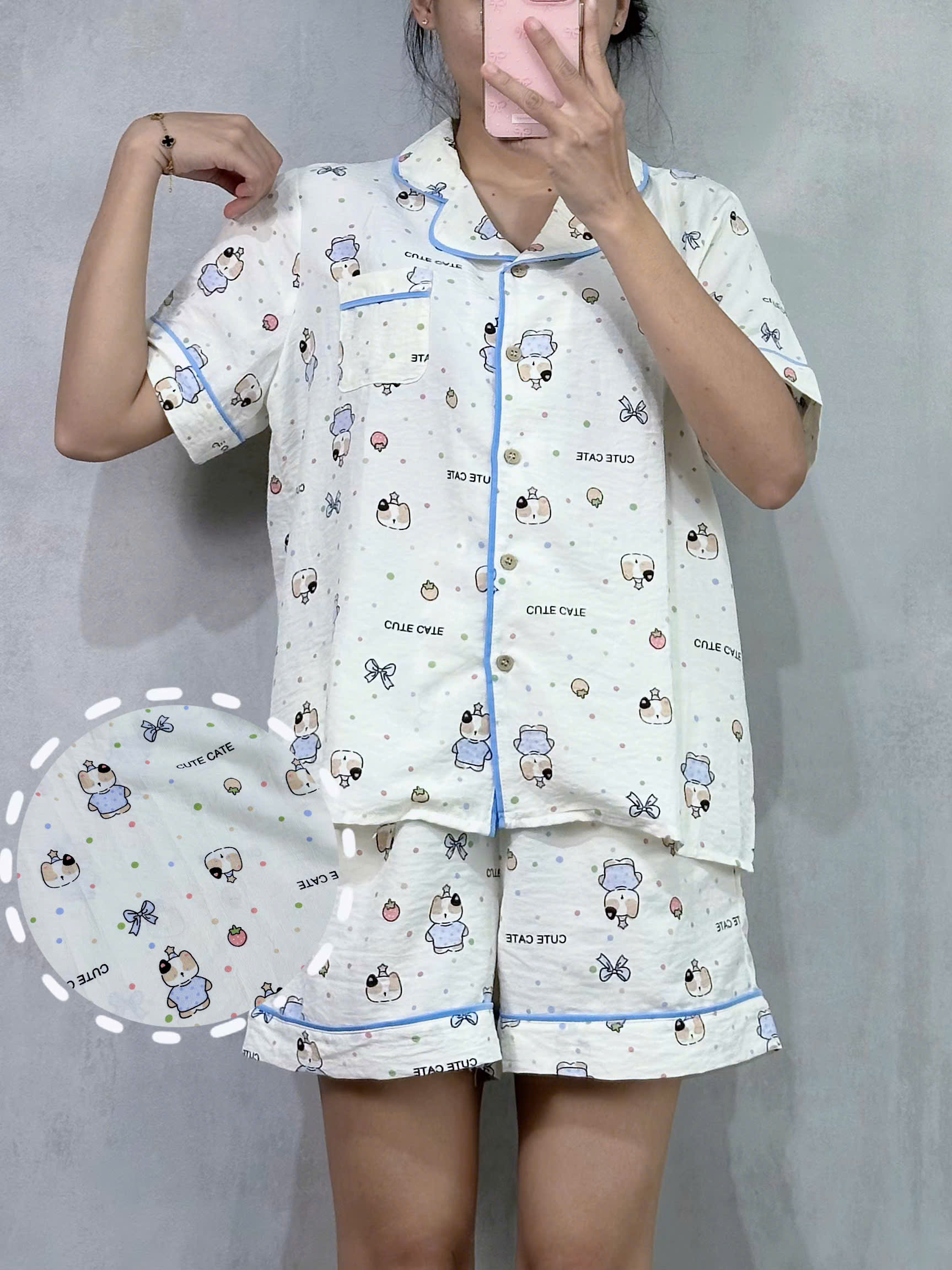 SE2001 - SE TCQC đũi premium cổ bẻ phối viền