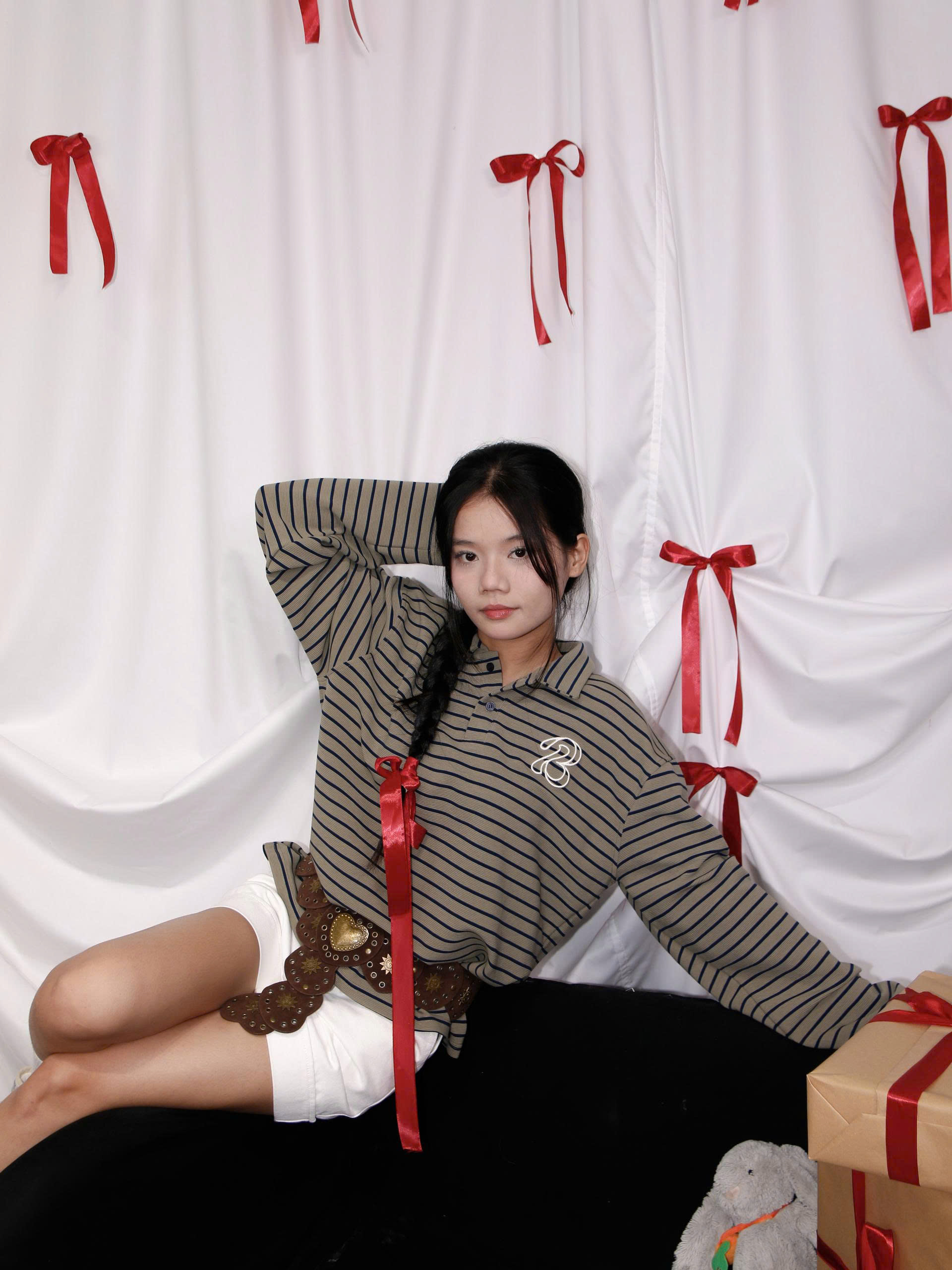 A29216 - A PL sọc TD thêu B