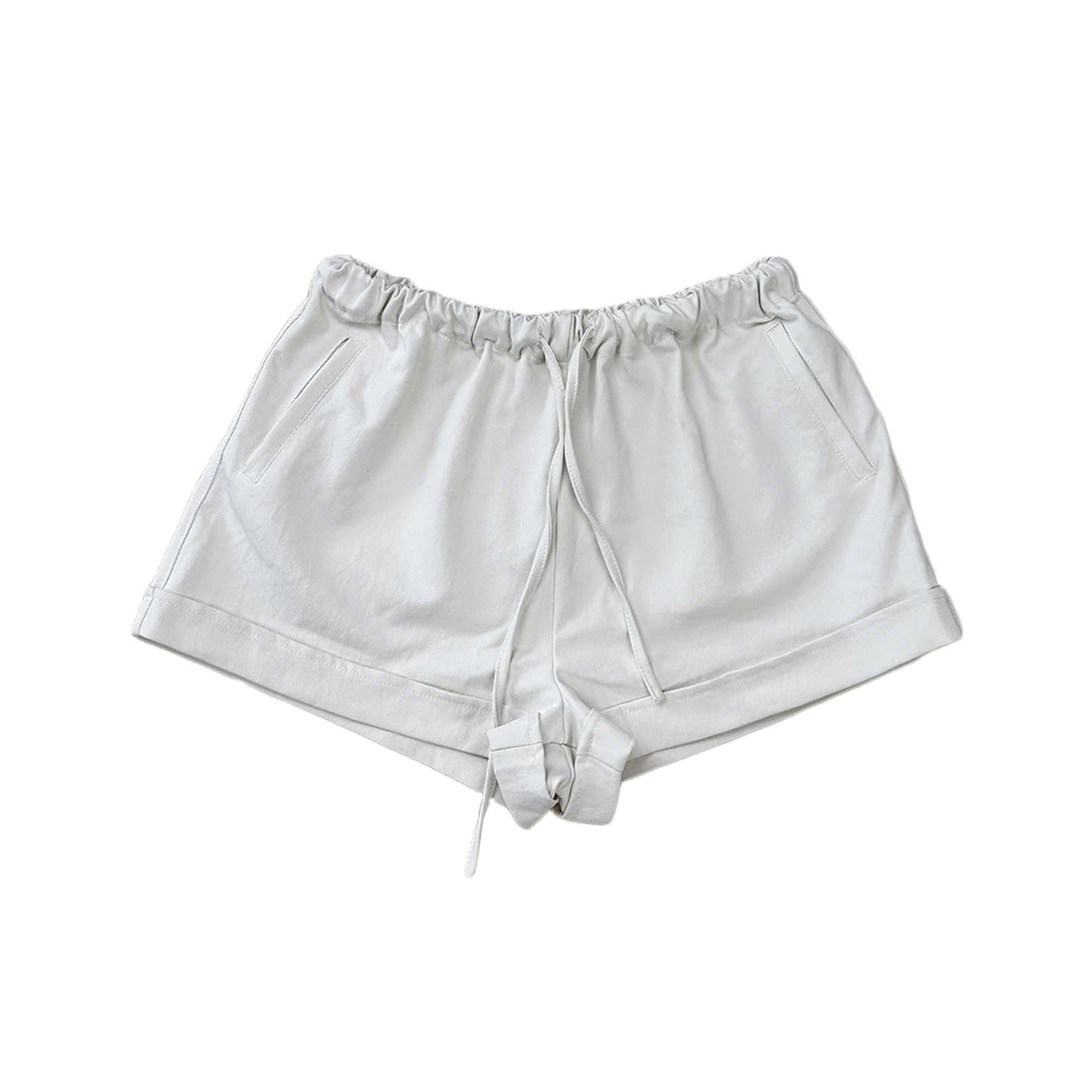 S3661 - 	Short kaki cột nơ lai to