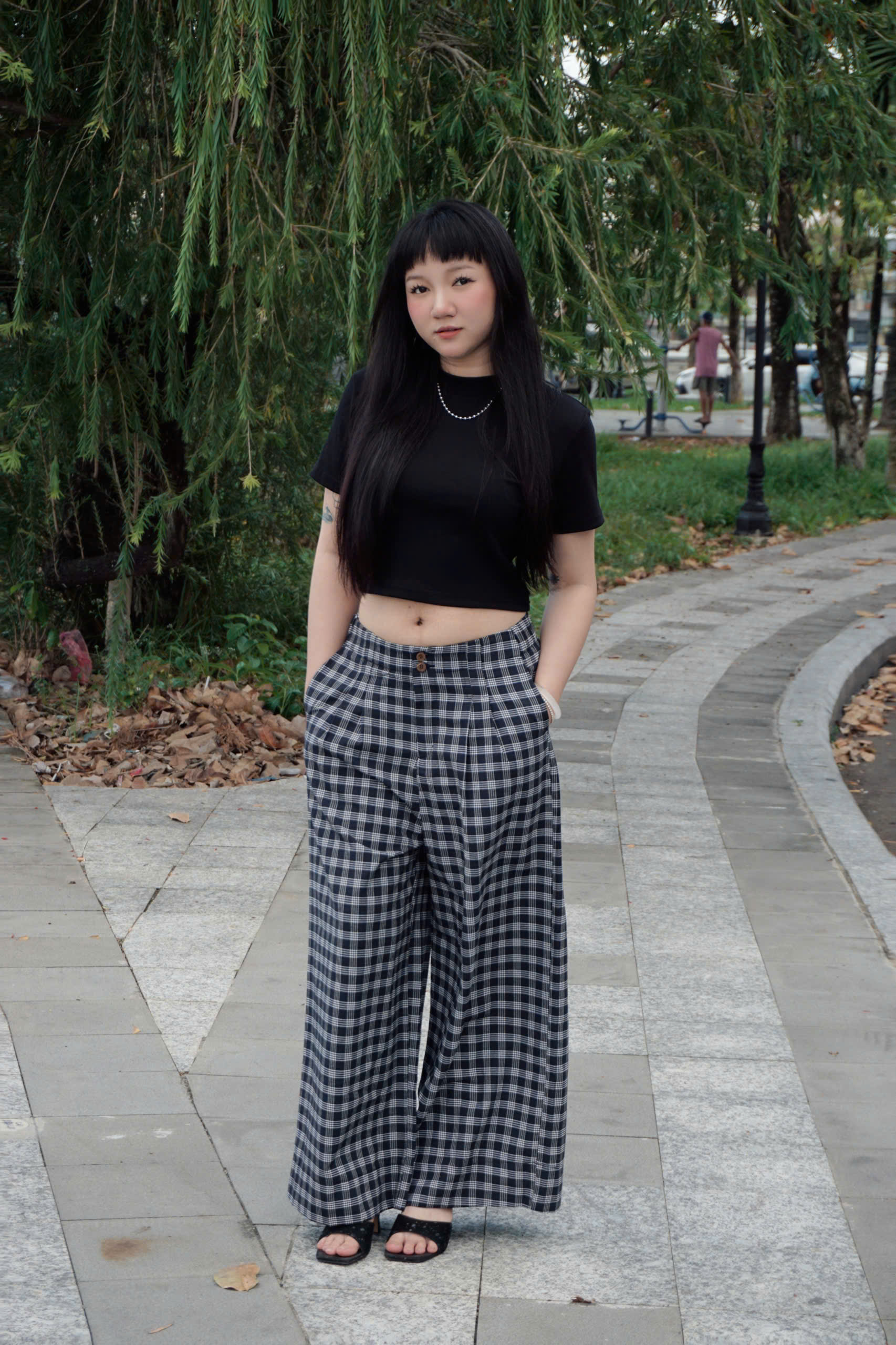 Q8733 - Q lưng thun sau 2 nút