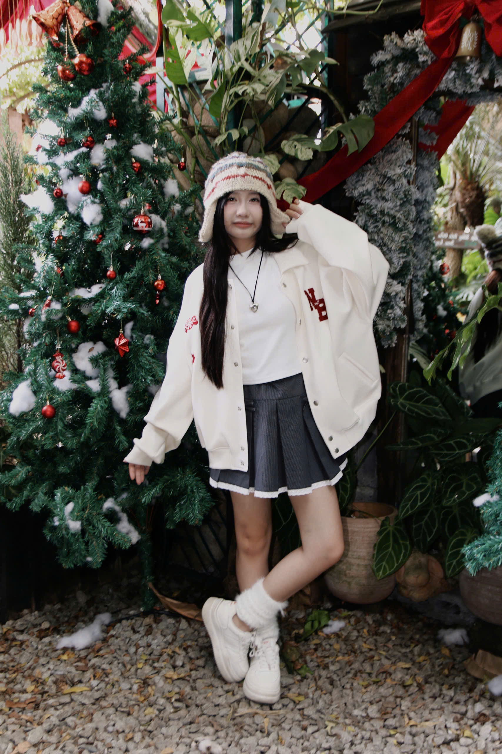 K3232 - K bomber tay dún thun thêu NB Book