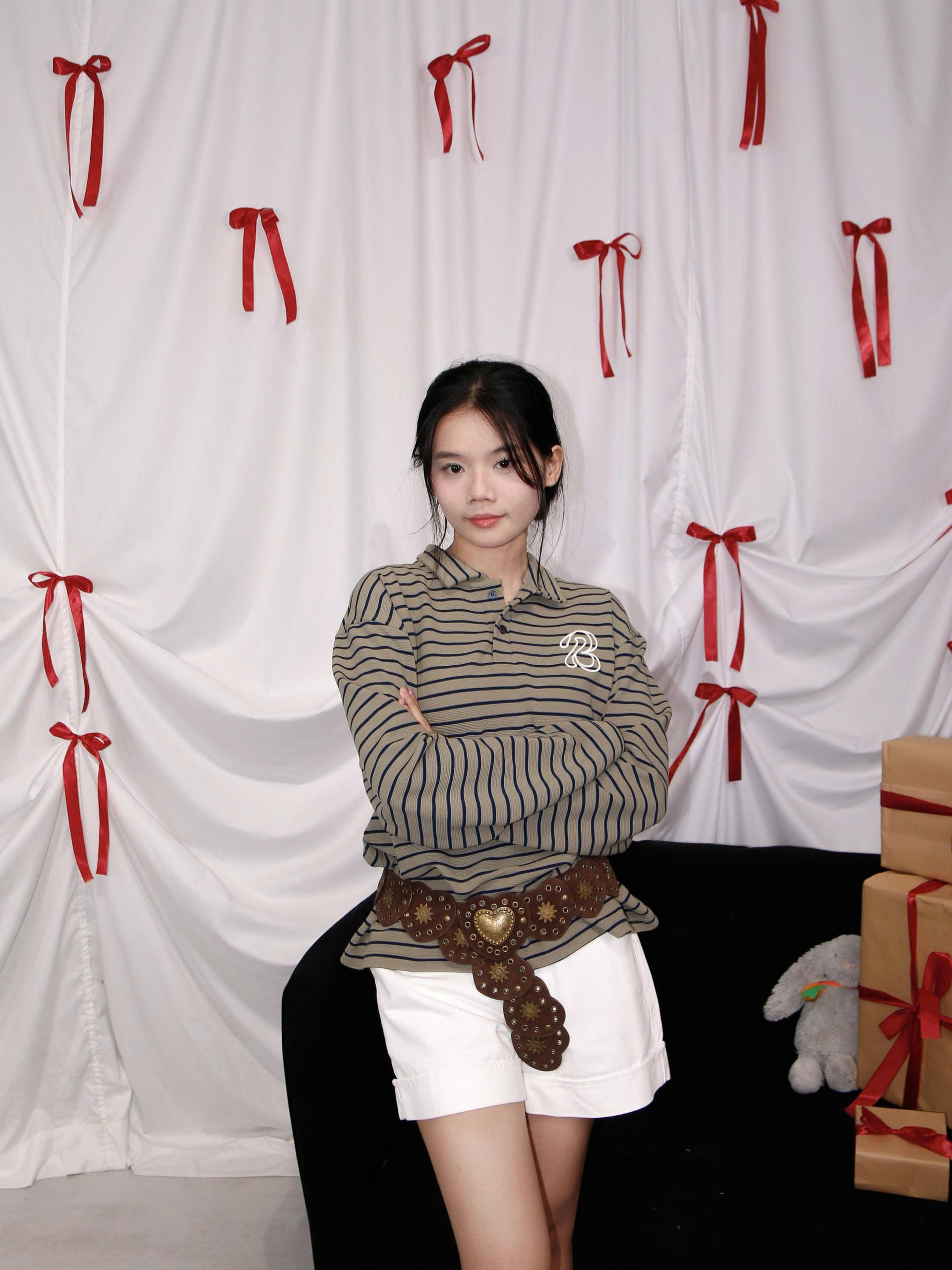 A29216 - A PL sọc TD thêu B