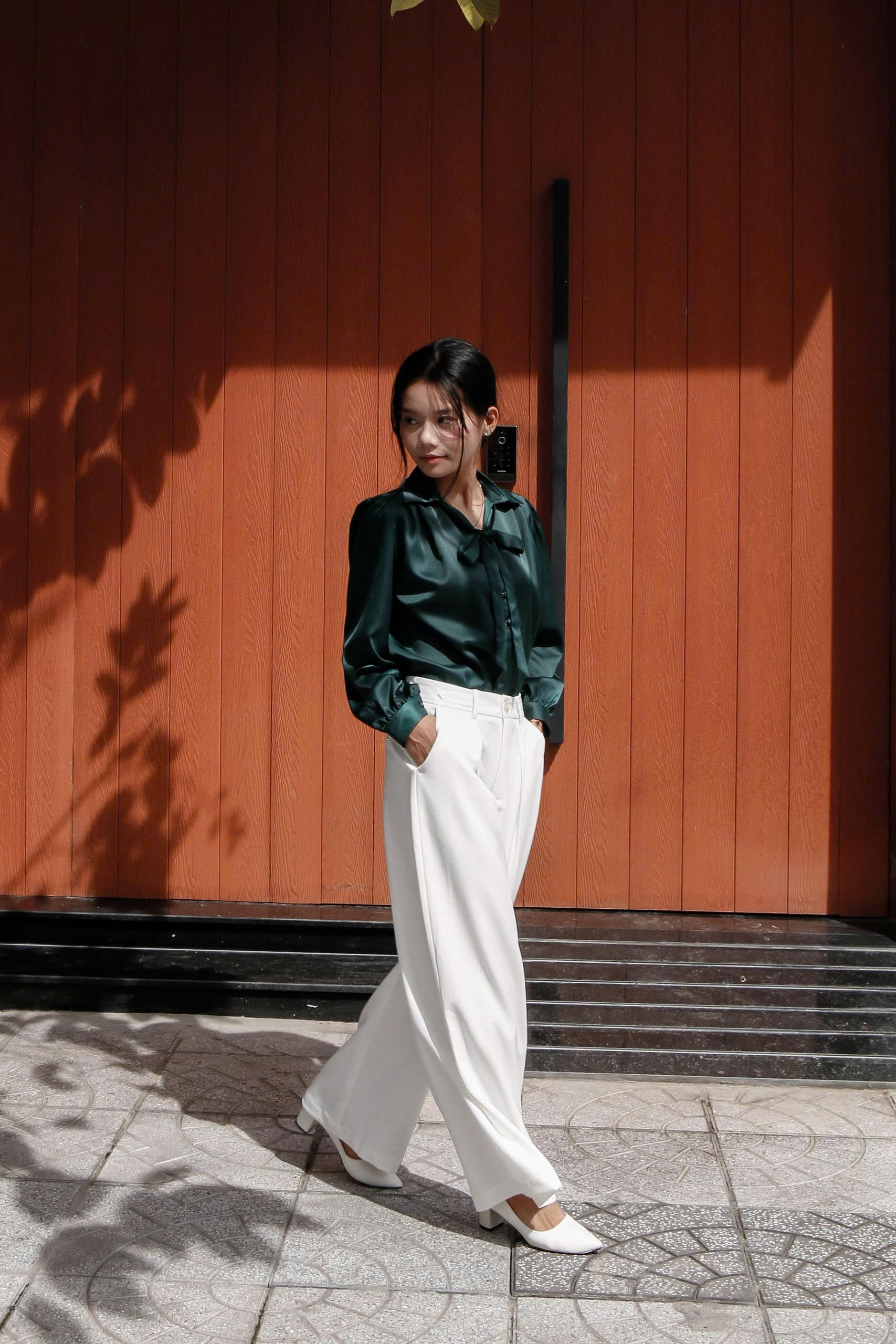 Q8662- Q culottes xếp li túi xéo bản lưng kiểu