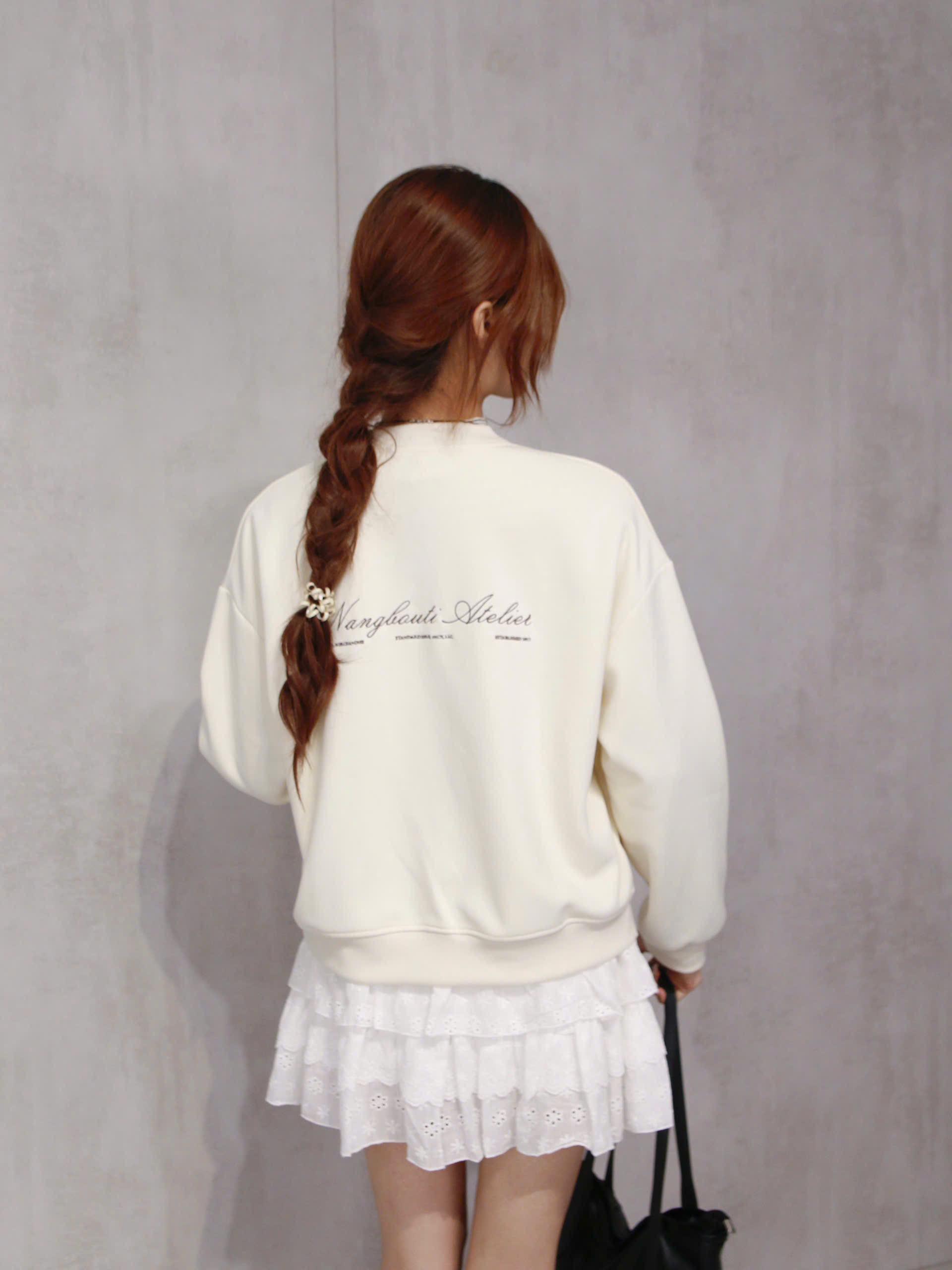 K3219 - K cardigan form gọn 2 túi xéo thêu Nangbouti