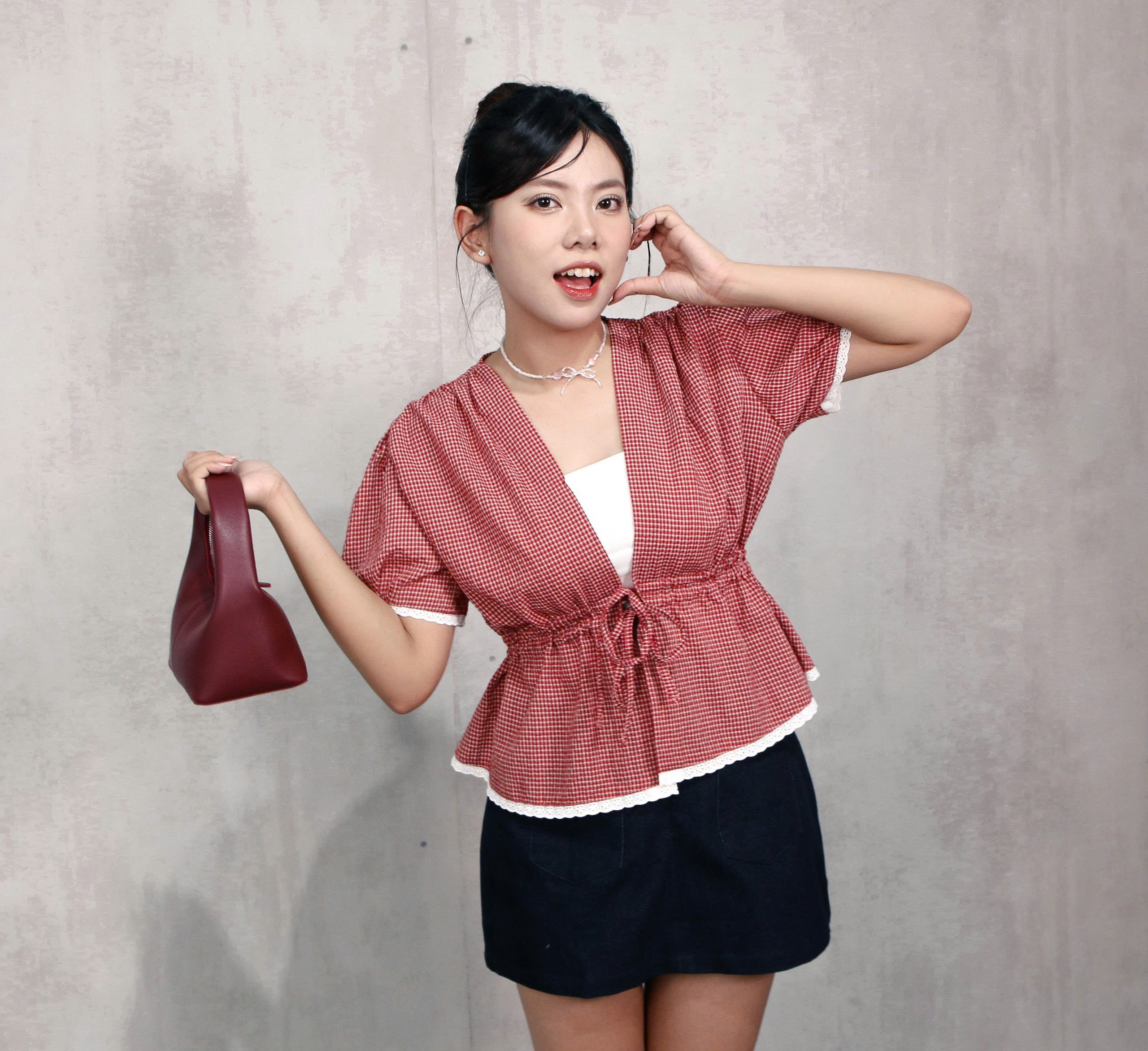 V4064 - V chữ A túi mổ ngang
