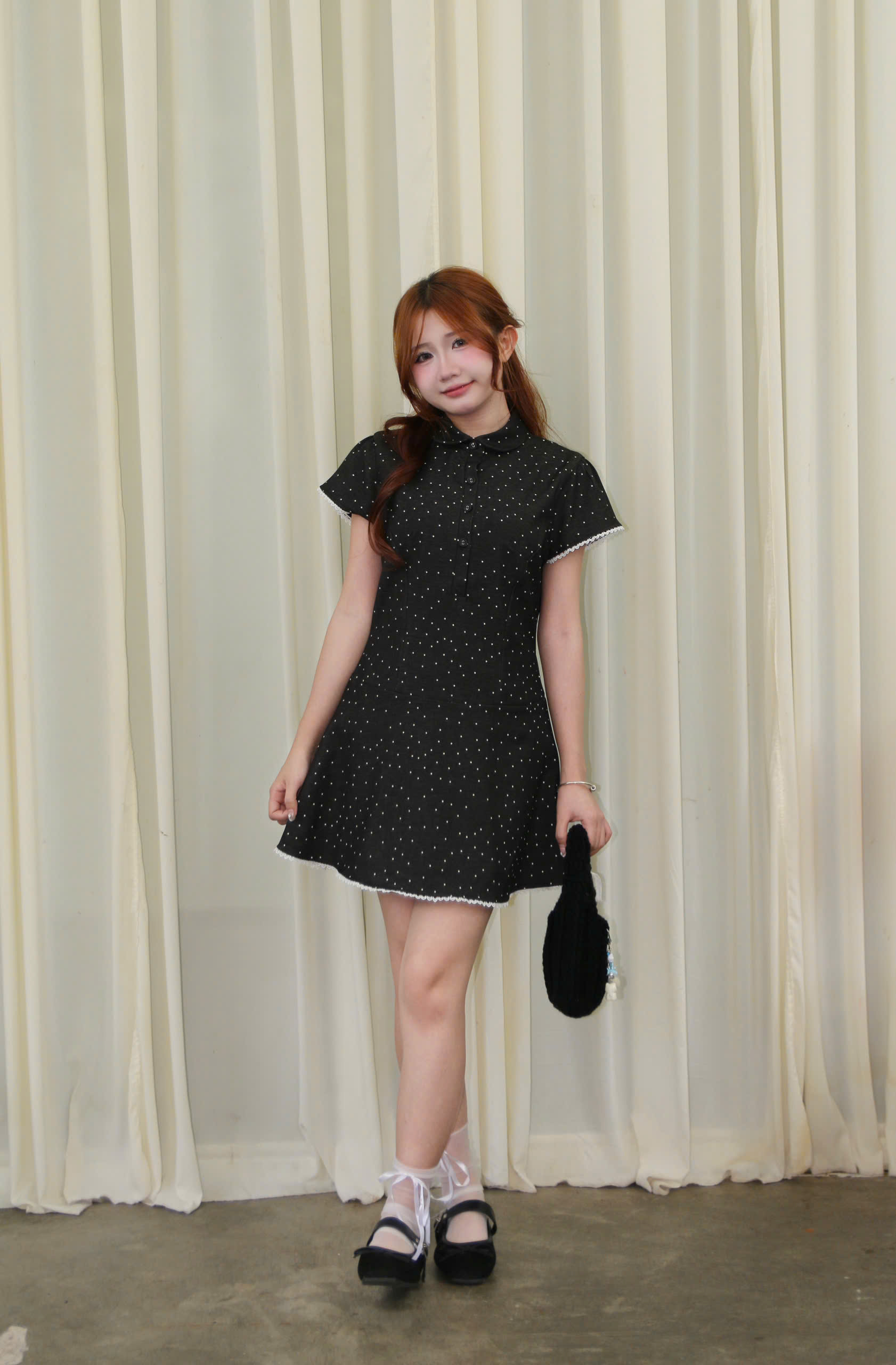 D6301 - Đầm rã trước phối ren