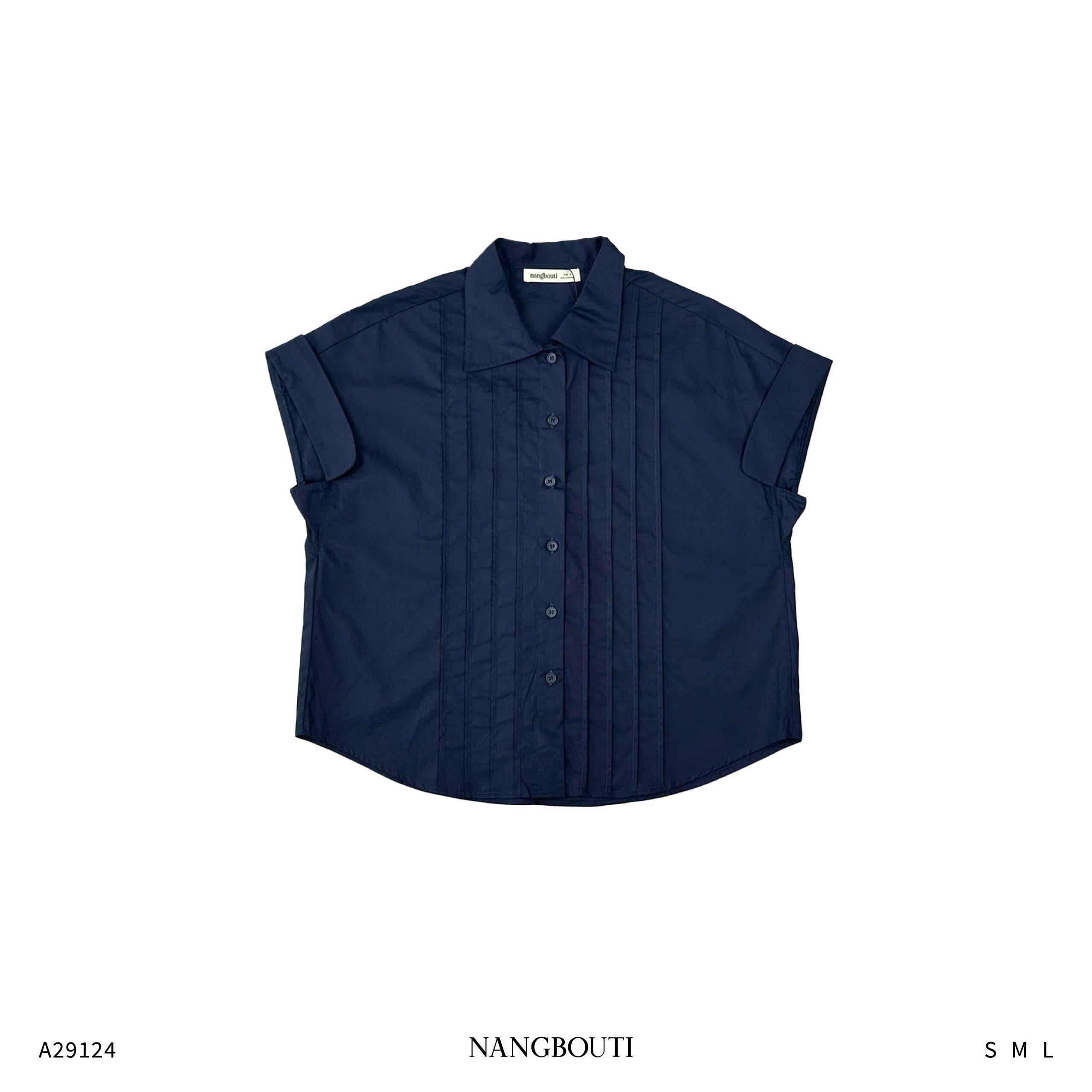 A29124- A smi xăn tay xếp li