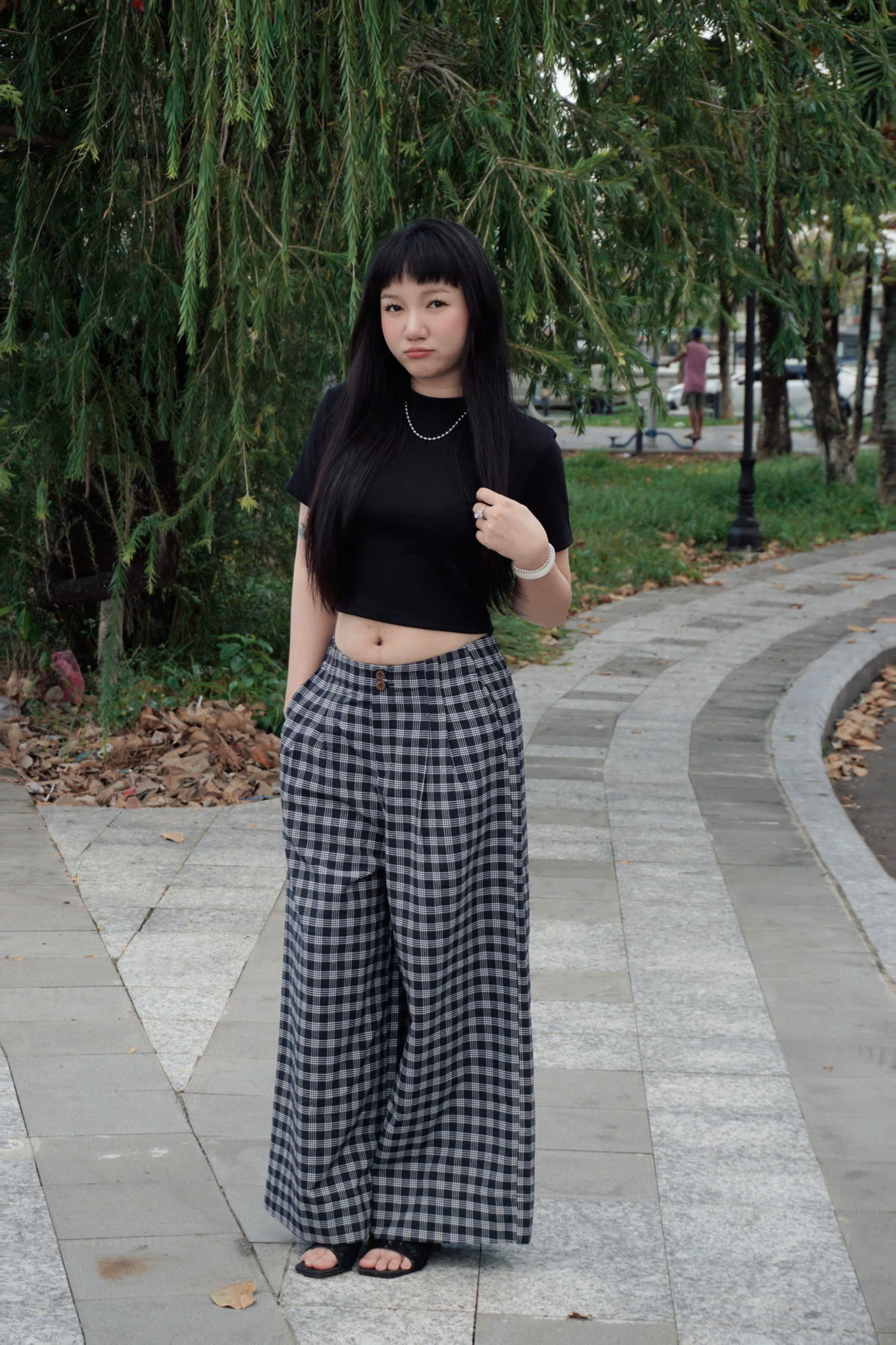 Q8733 - Q lưng thun sau 2 nút