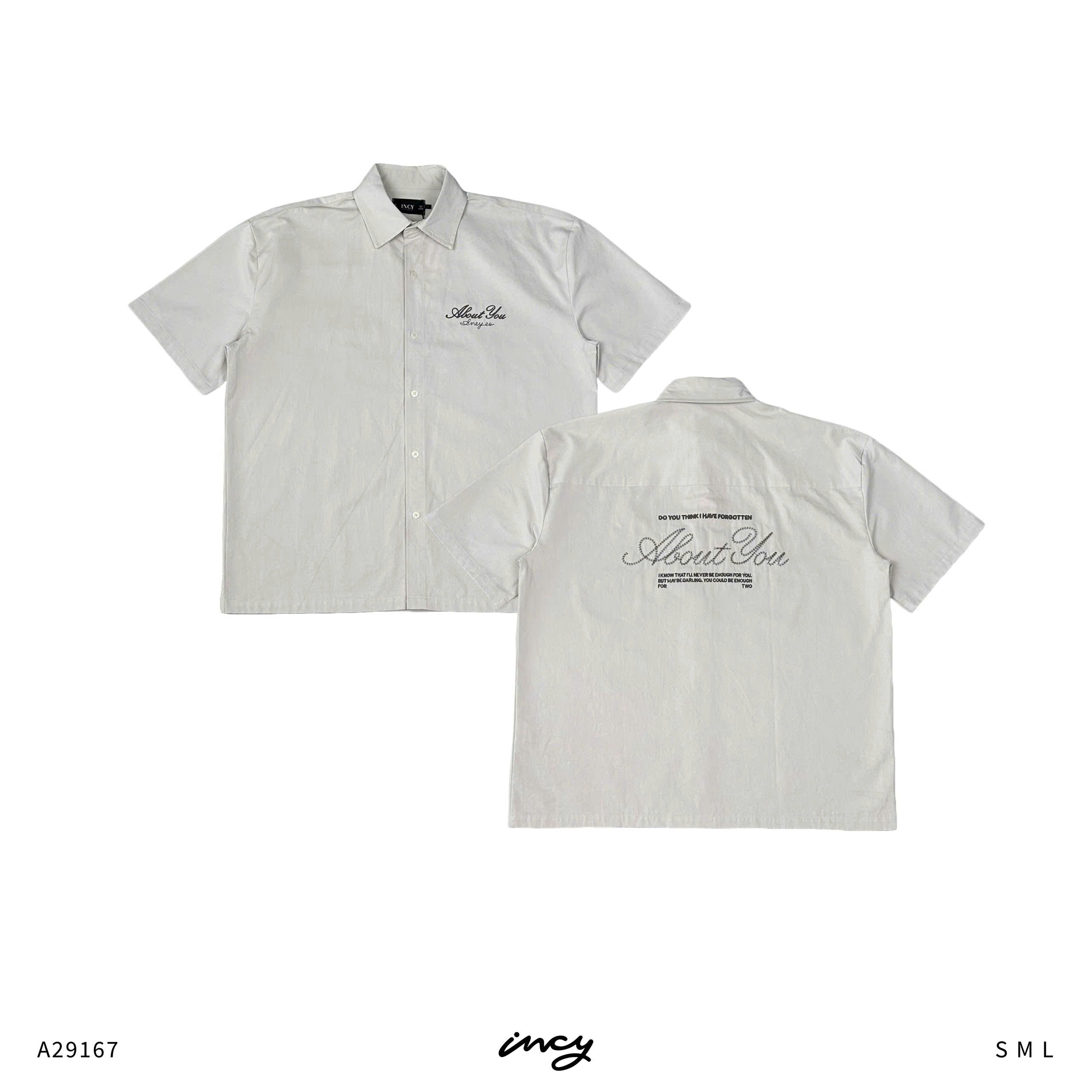 A29167- Áo smi nam TN thêu About You