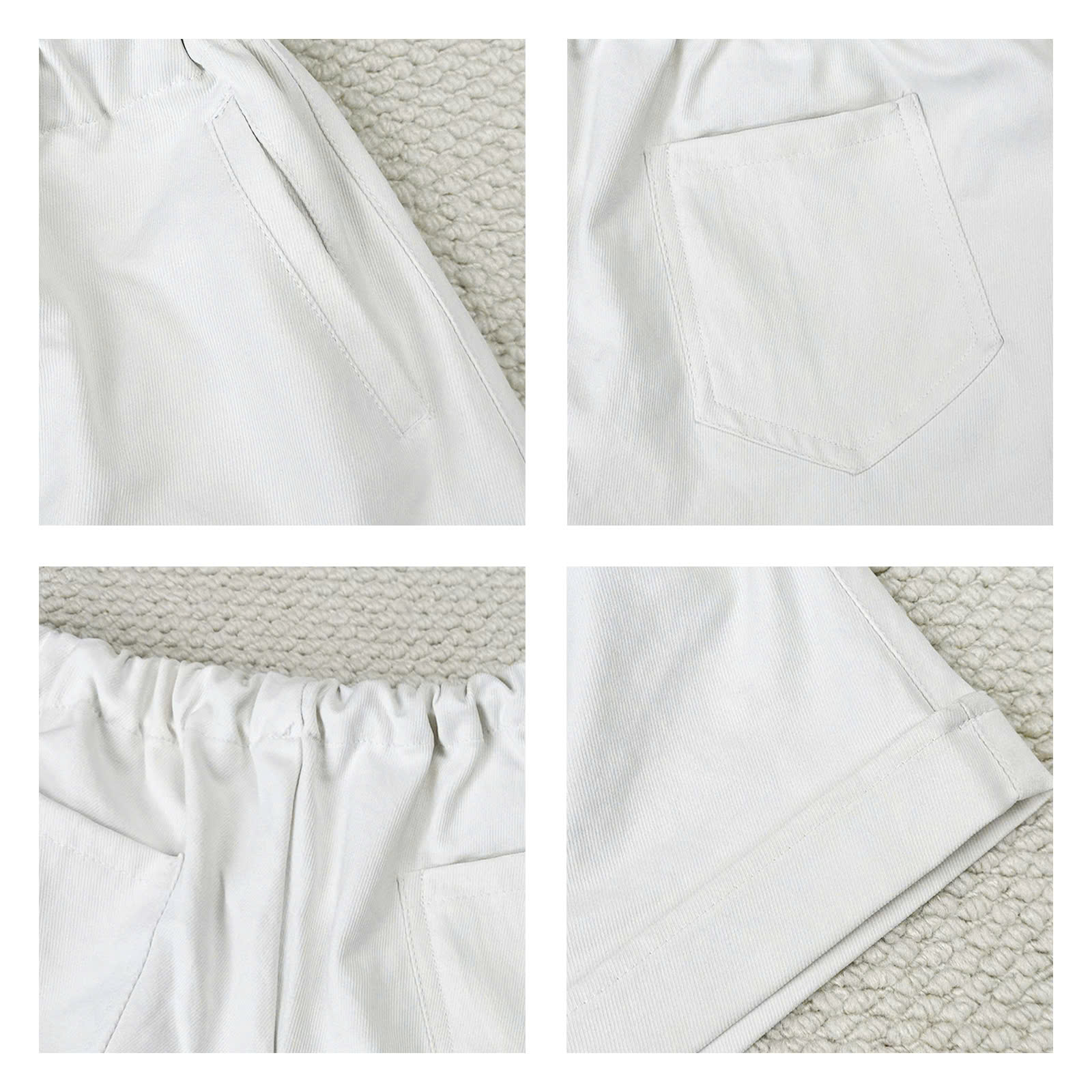 S3661 - 	Short kaki cột nơ lai to