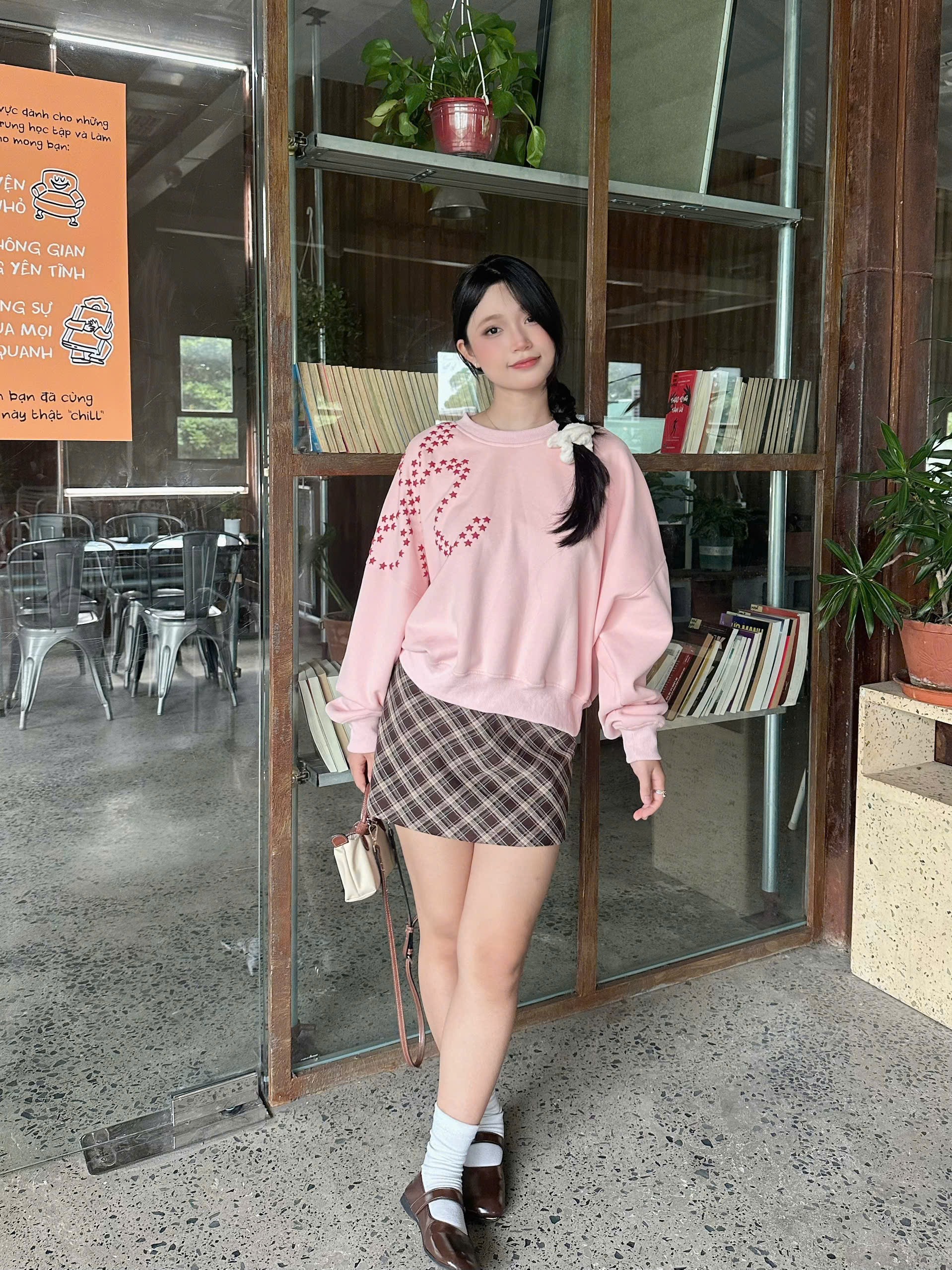 A30040- Áo nỉ sweaterin Santa baby