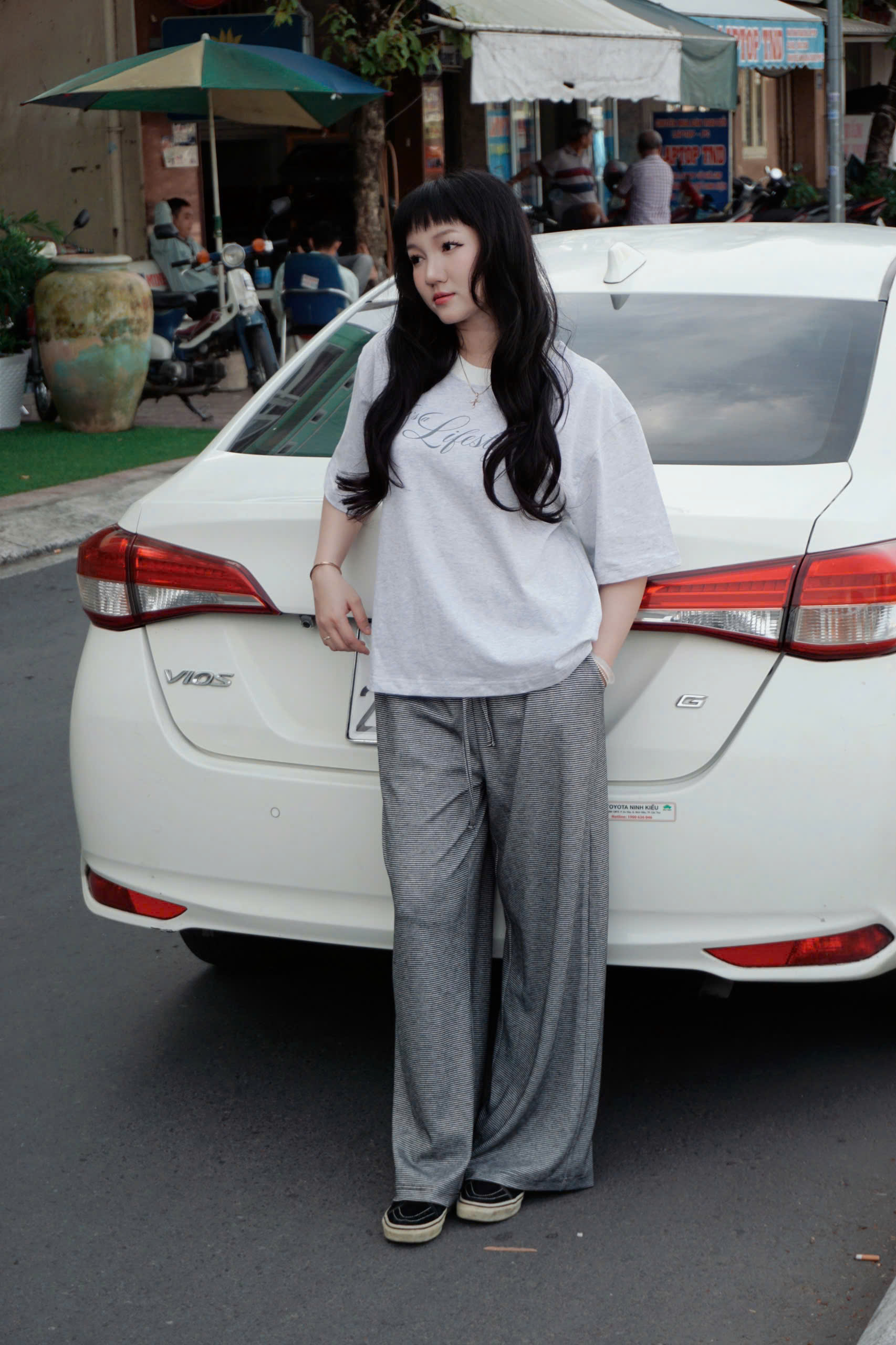 Q8732 - Q culottes thun sọc