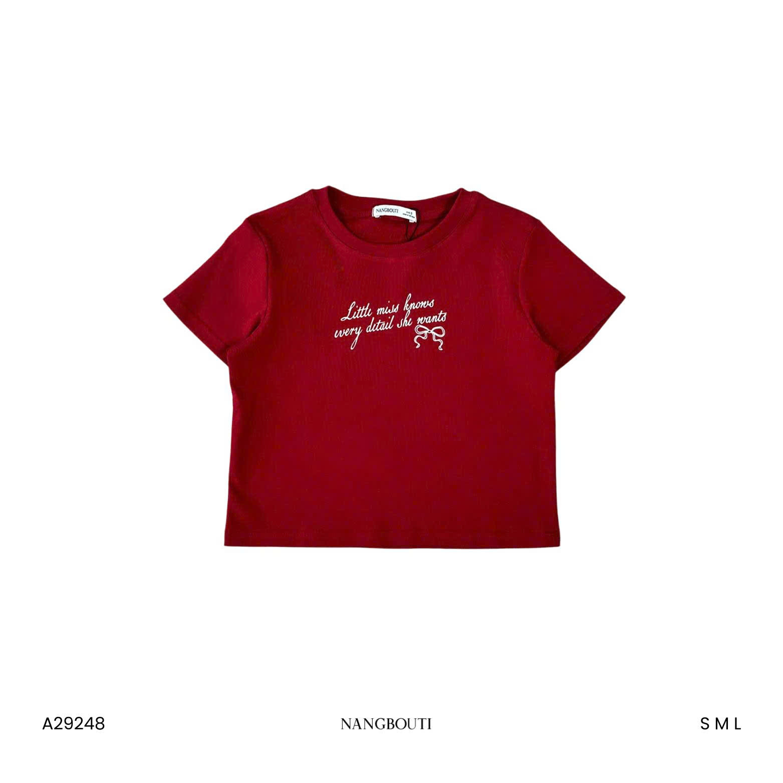 A29248-Áo thun in little miss