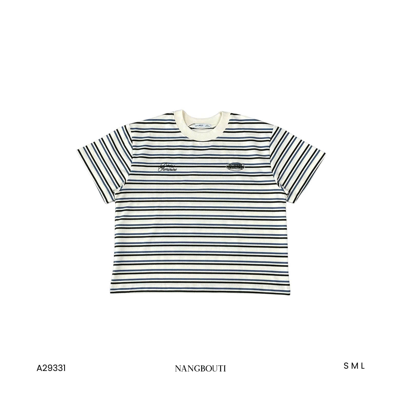 A29331- A thun boxy thêu Over