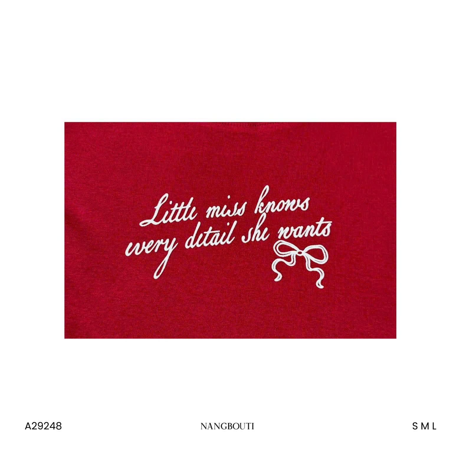 A29248-Áo thun in little miss