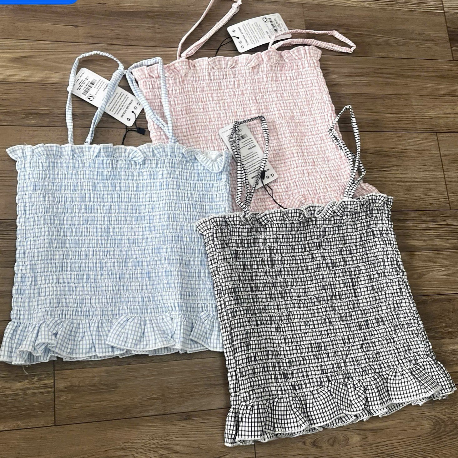 A29708- A 2 dây smocking thân