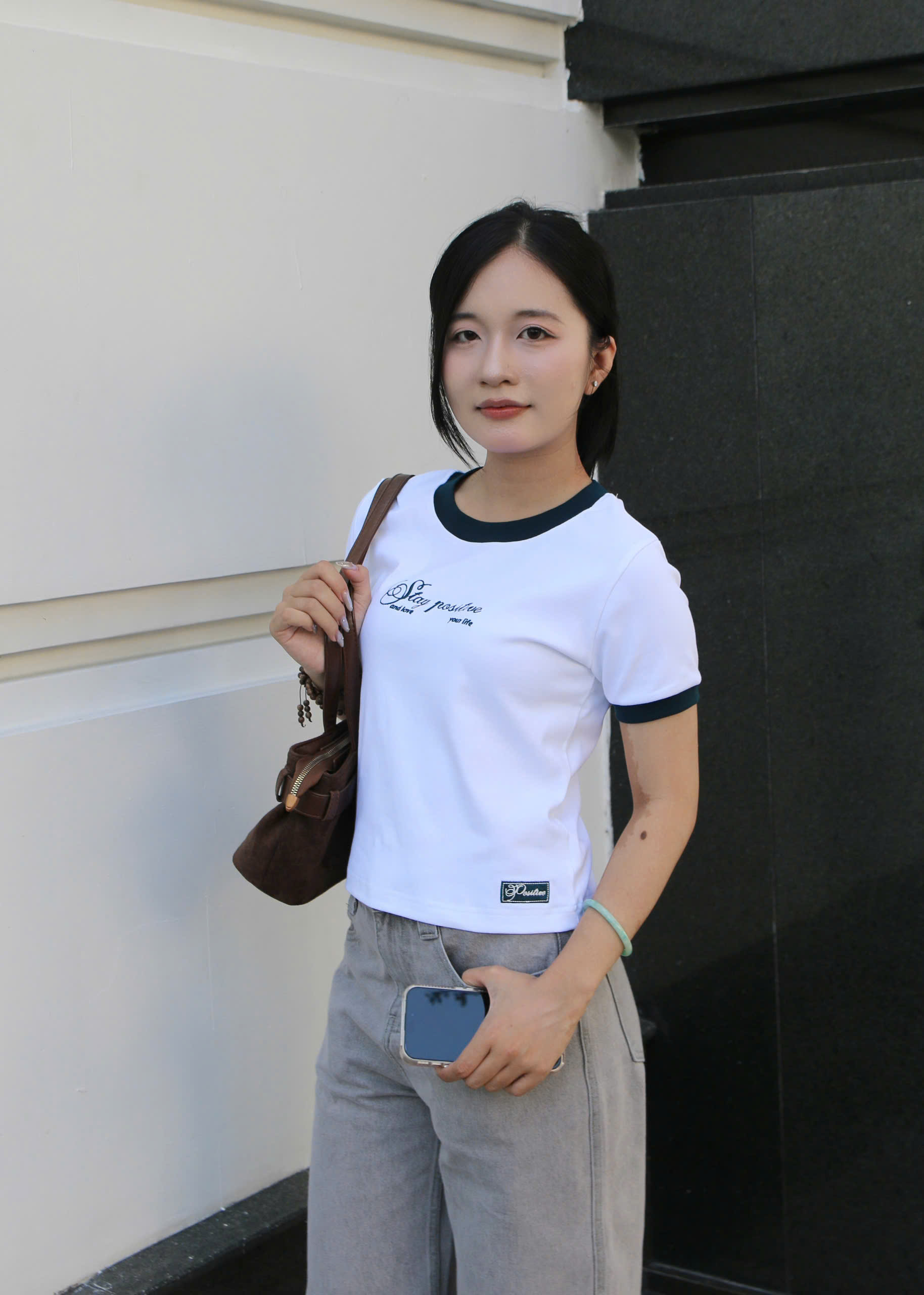 Q9769 - Q Culottes Jeans túi bầu lai thường