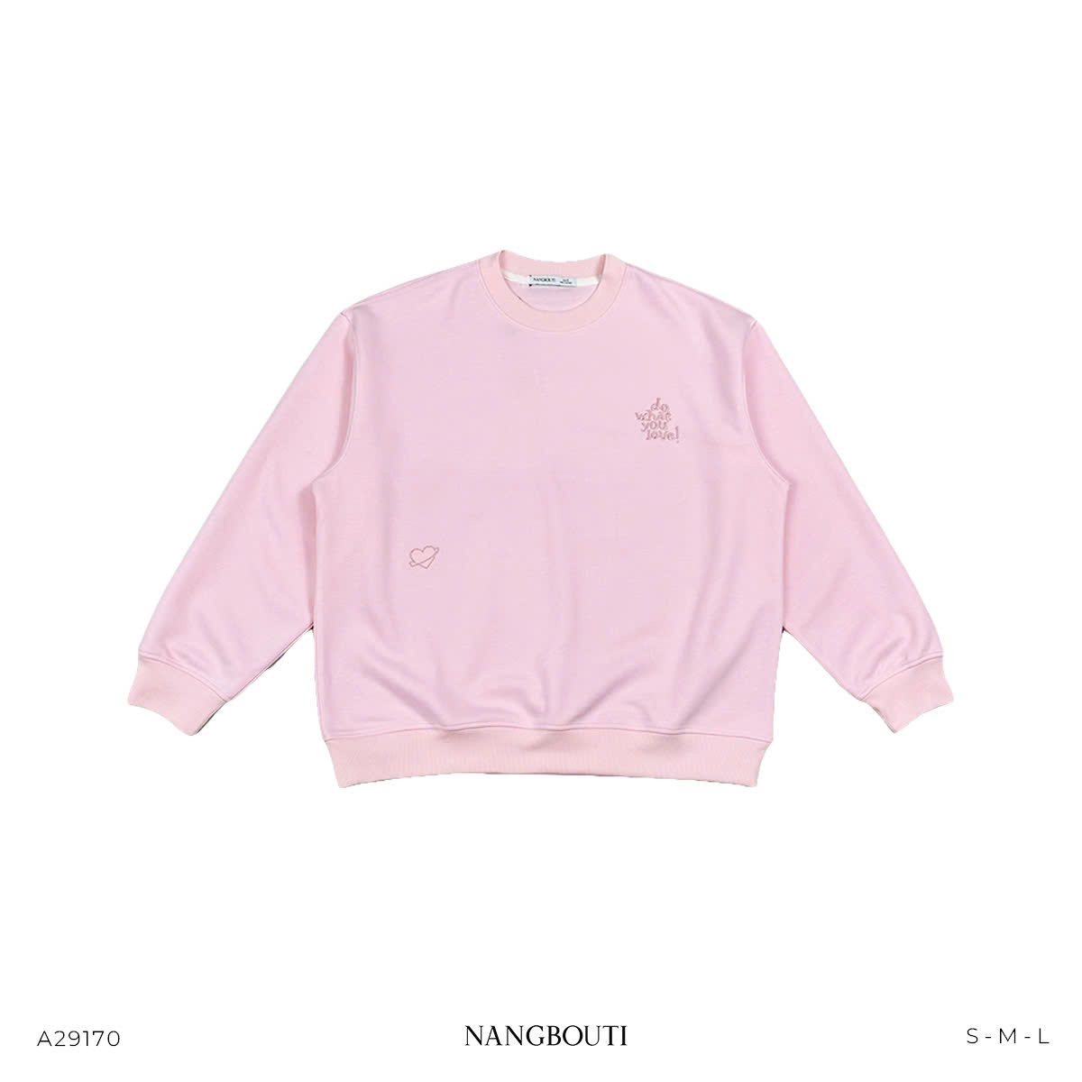 A29170 - A sweater bo tay&lai thêu What you