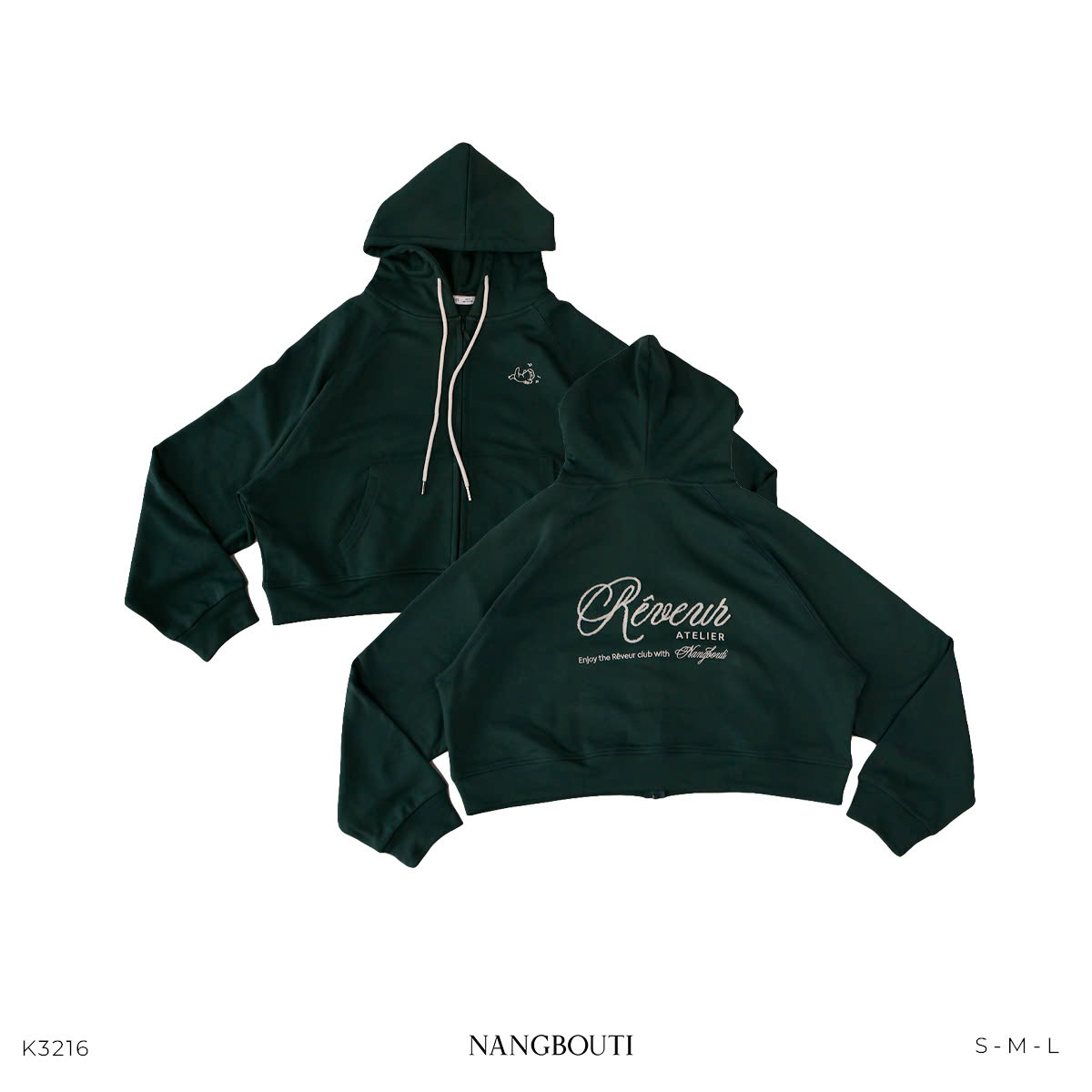 K3216 - K khoác thun thêu Rever