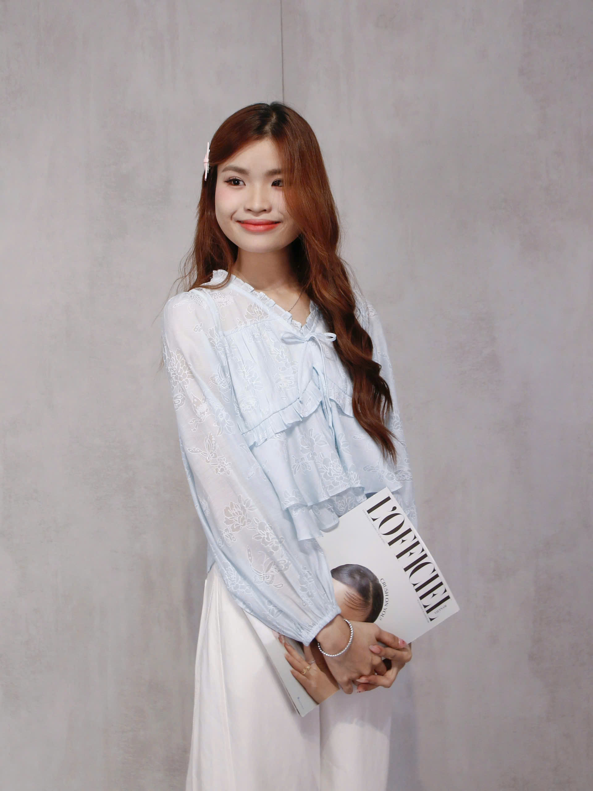 A29106 - A kiểu TD cổ V bèo 2 nơ