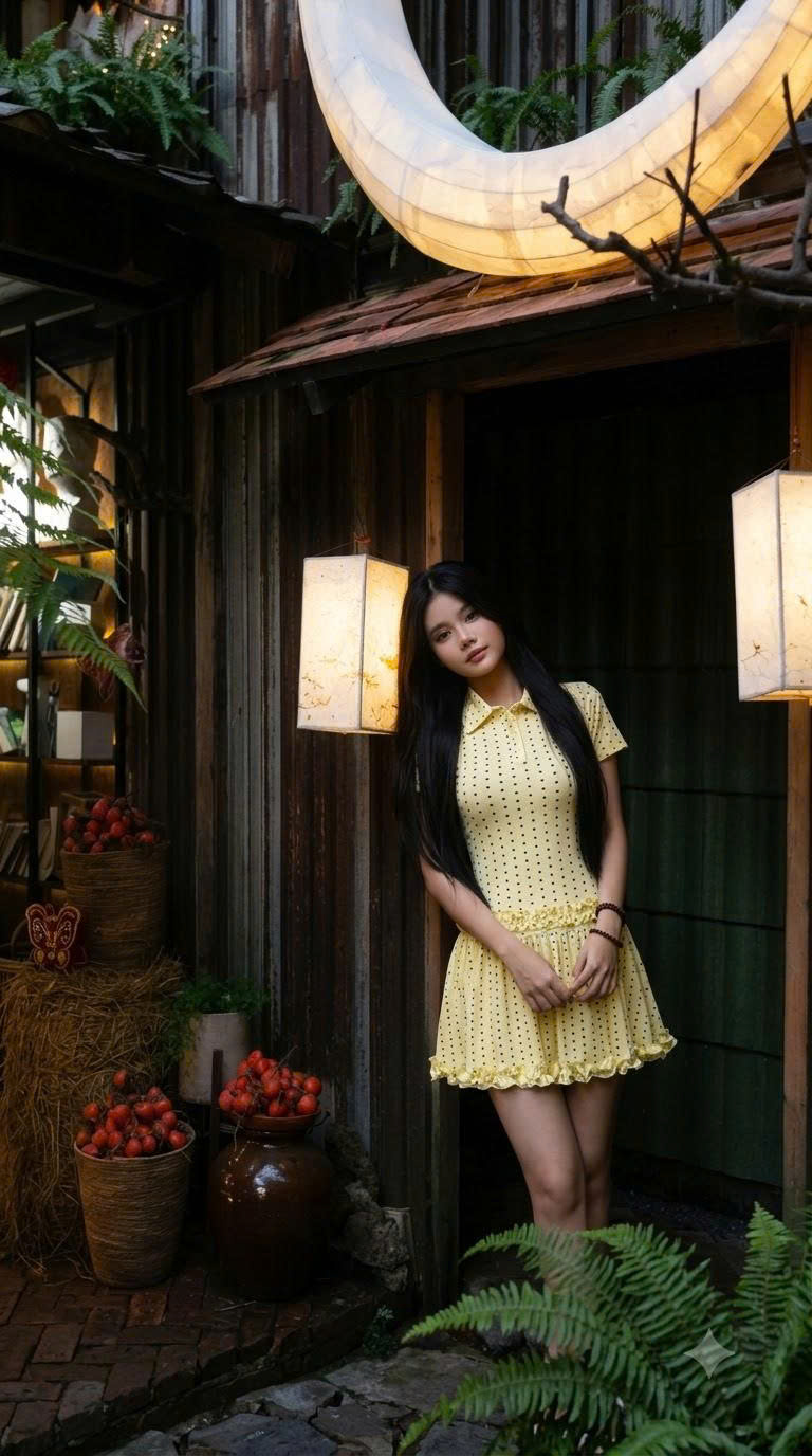 D6299 - Đầm polo nữ dáng xòe viền bèo