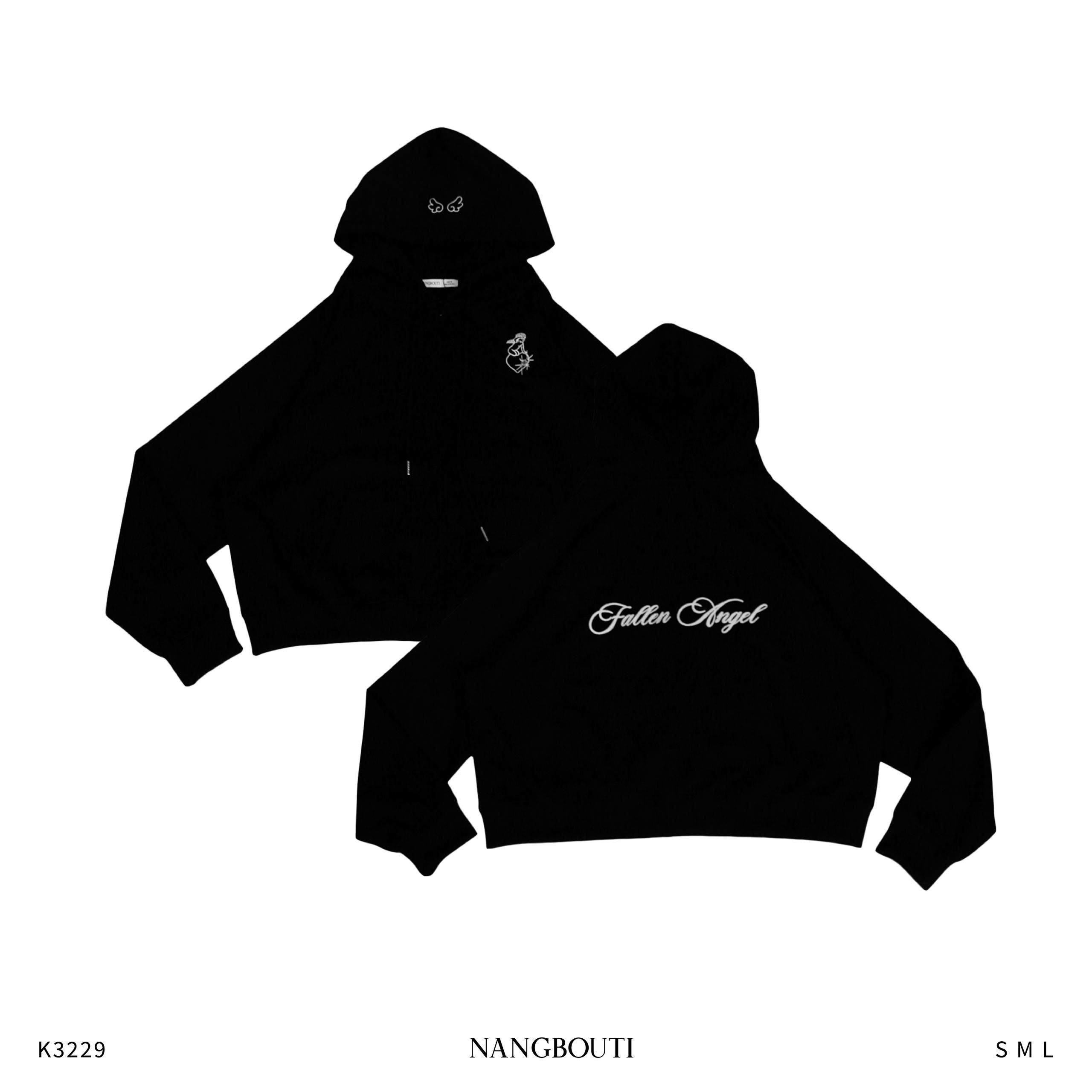 K3229-Áo khoác thêu Fallen Angel