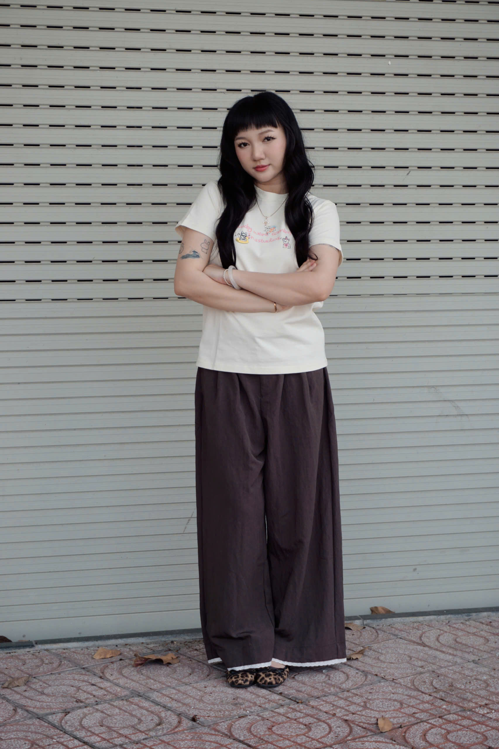 Q8713 - Q dài ống suông phối ren