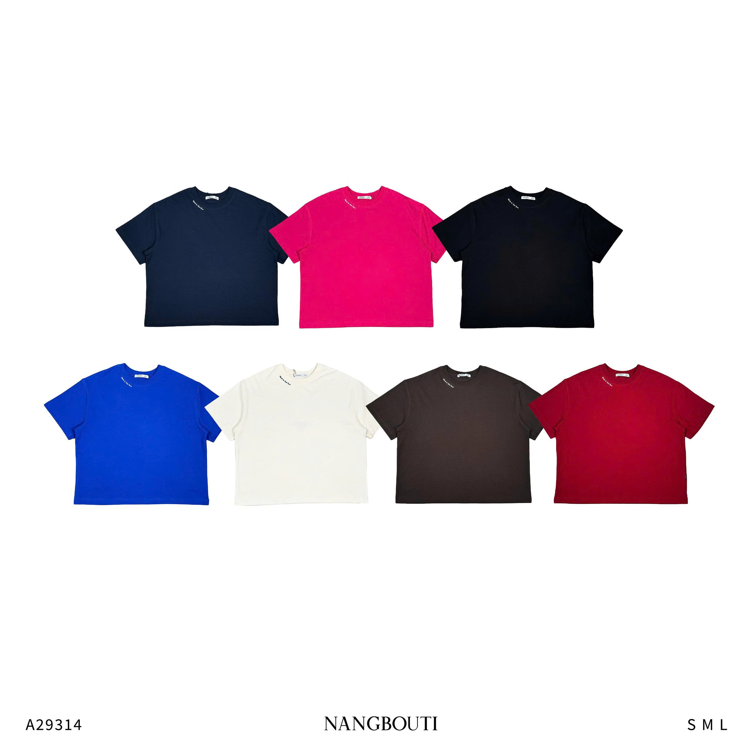 A29314 - A thun boxy thêu NB Made in VN