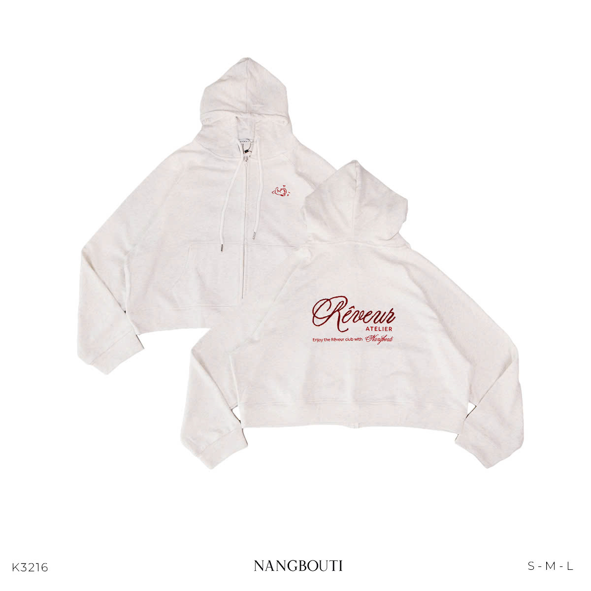K3216 - K khoác thun thêu Rever