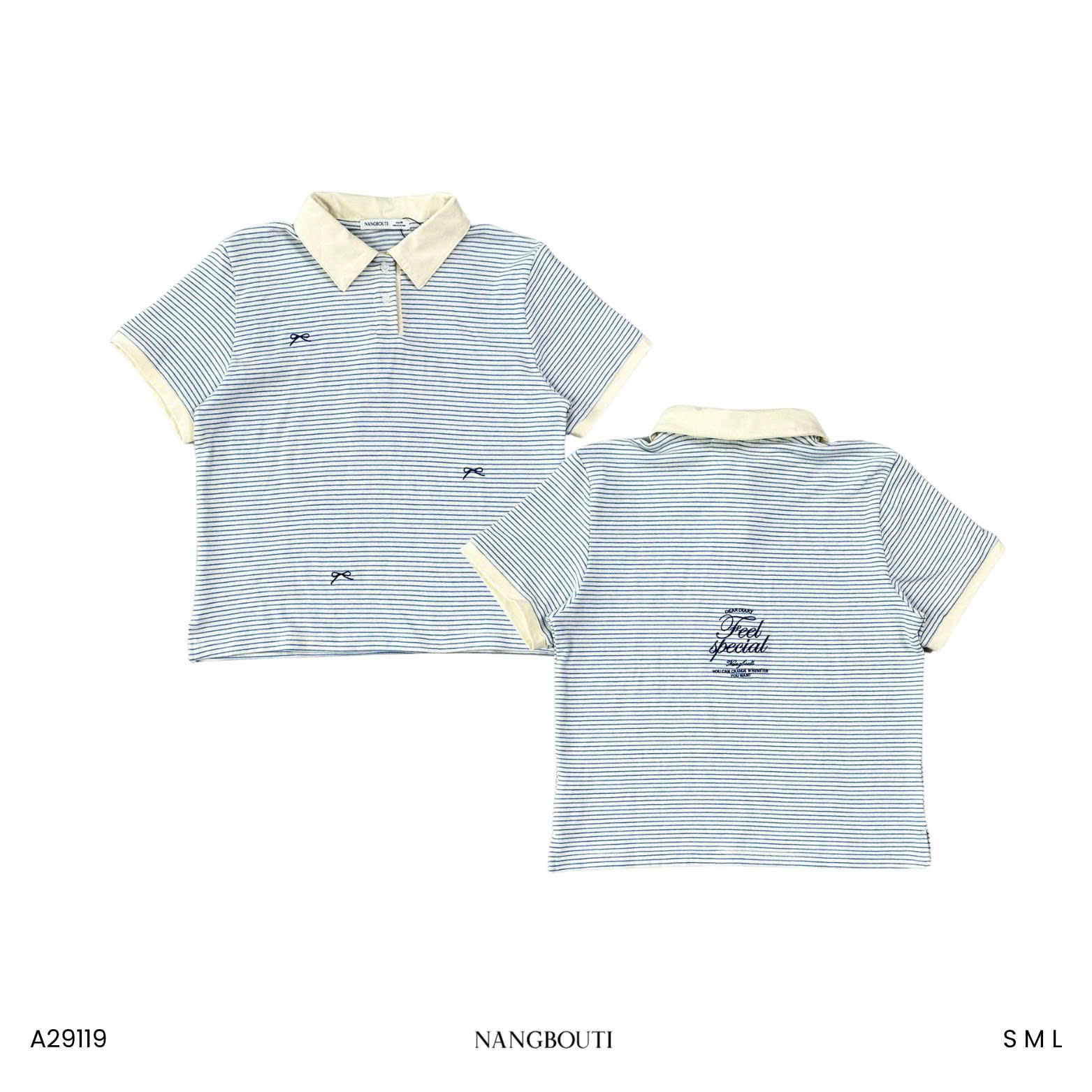 A29119 - A PL sọc phối thêu Fell