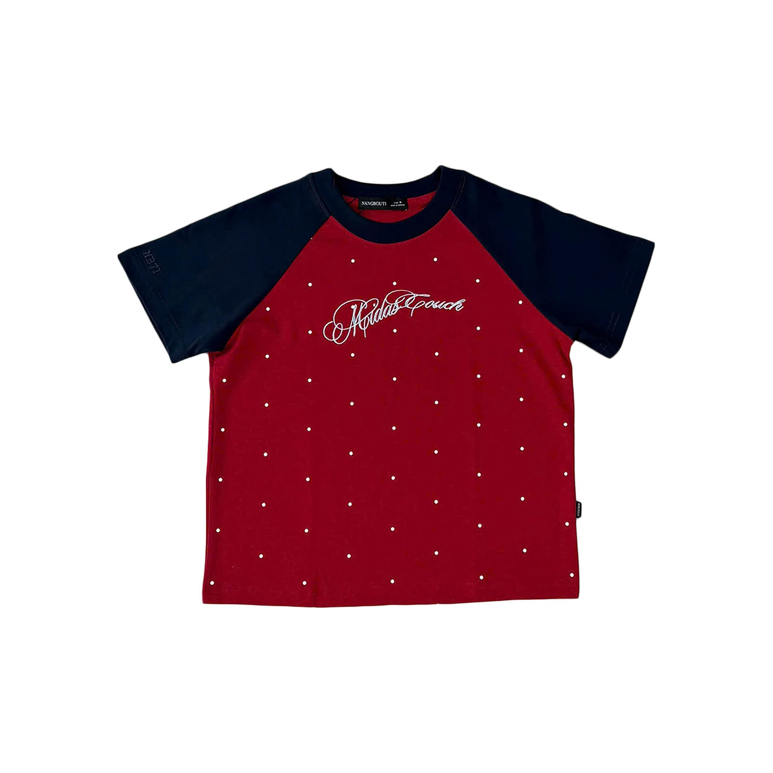 A29893 - Áo babytee raglan thêu Midas Touch