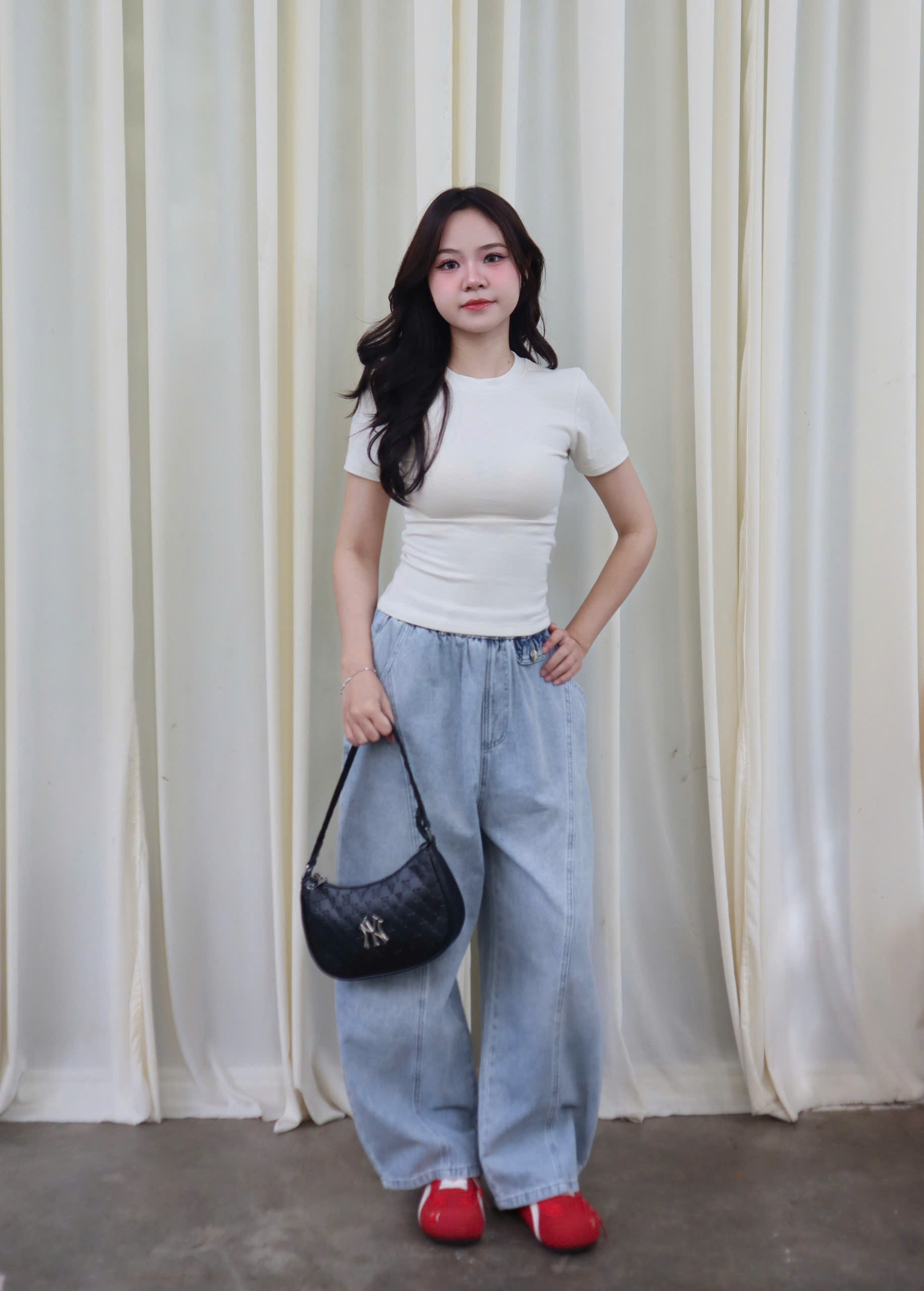 Q9914- 	Quần Jean lưng thun rã TT