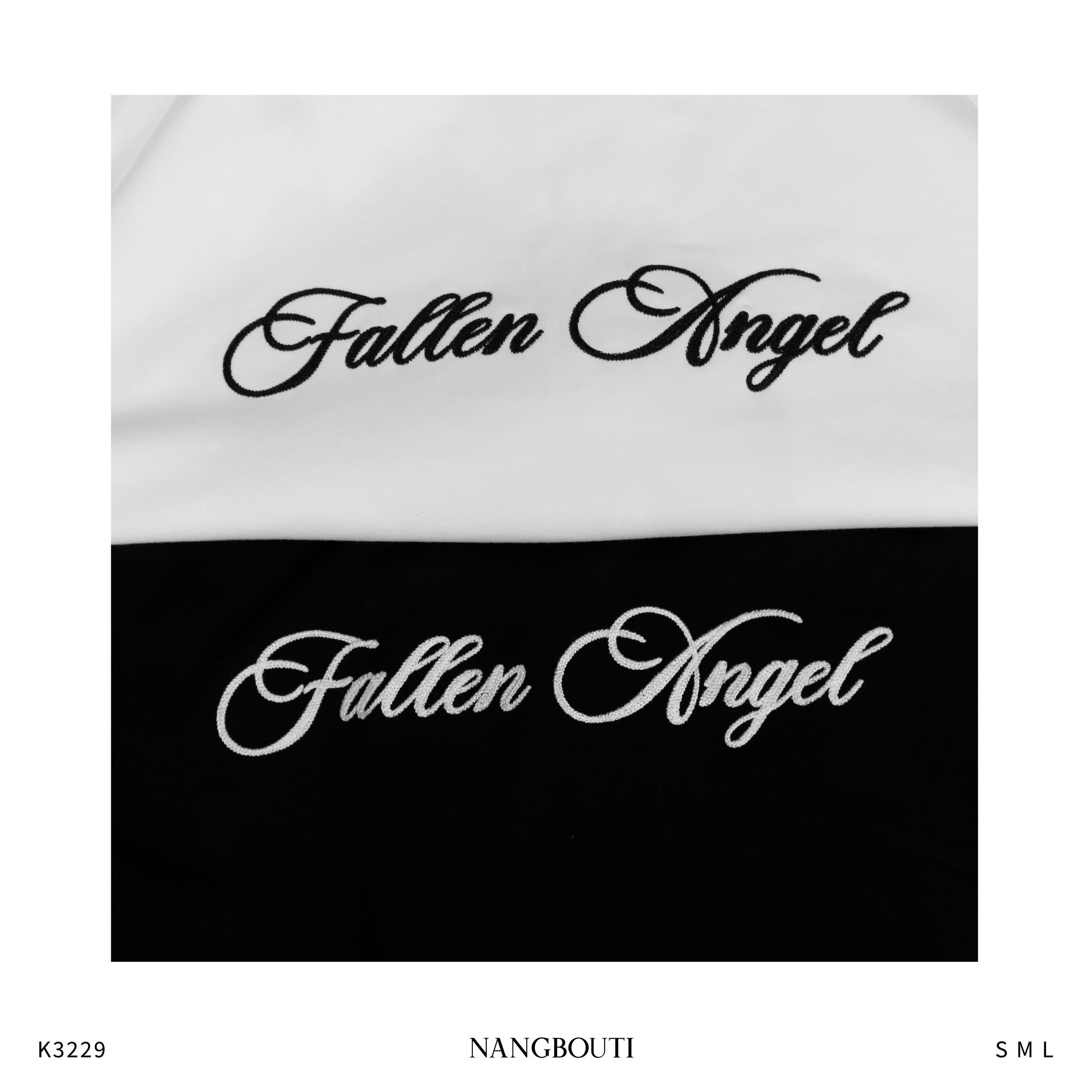 K3229-Áo khoác thêu Fallen Angel