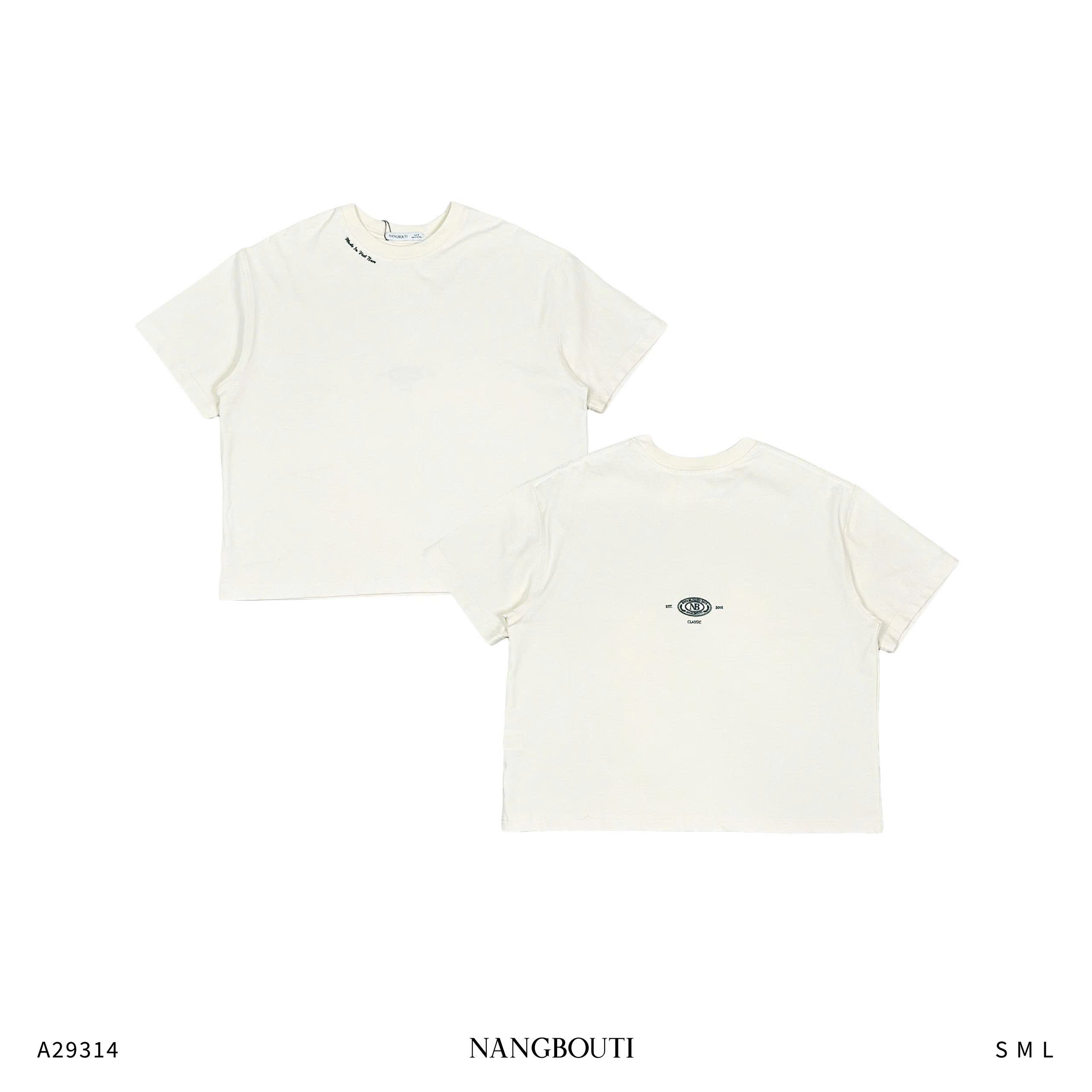 A29314 - A thun boxy thêu NB Made in VN