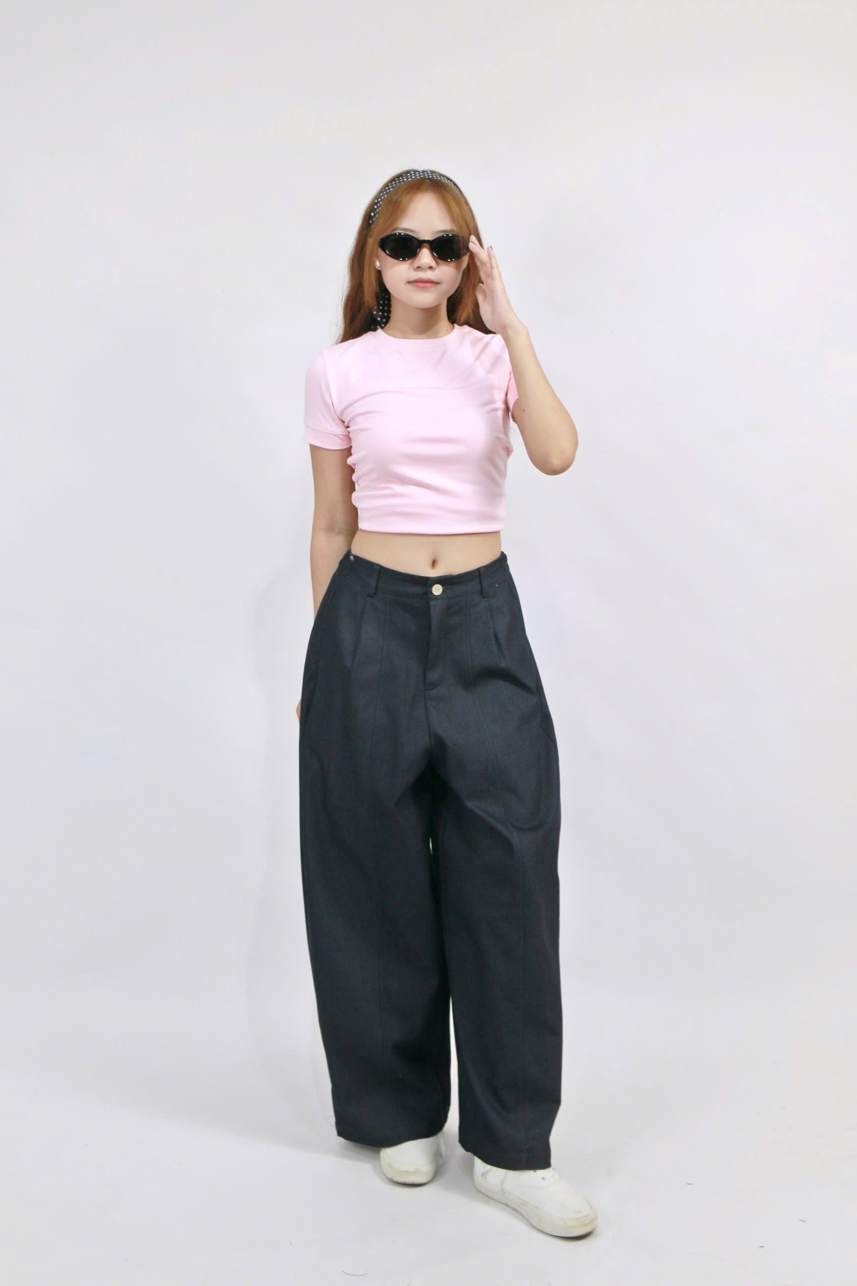 Q9813- 	Q kaki ống cong xếp li