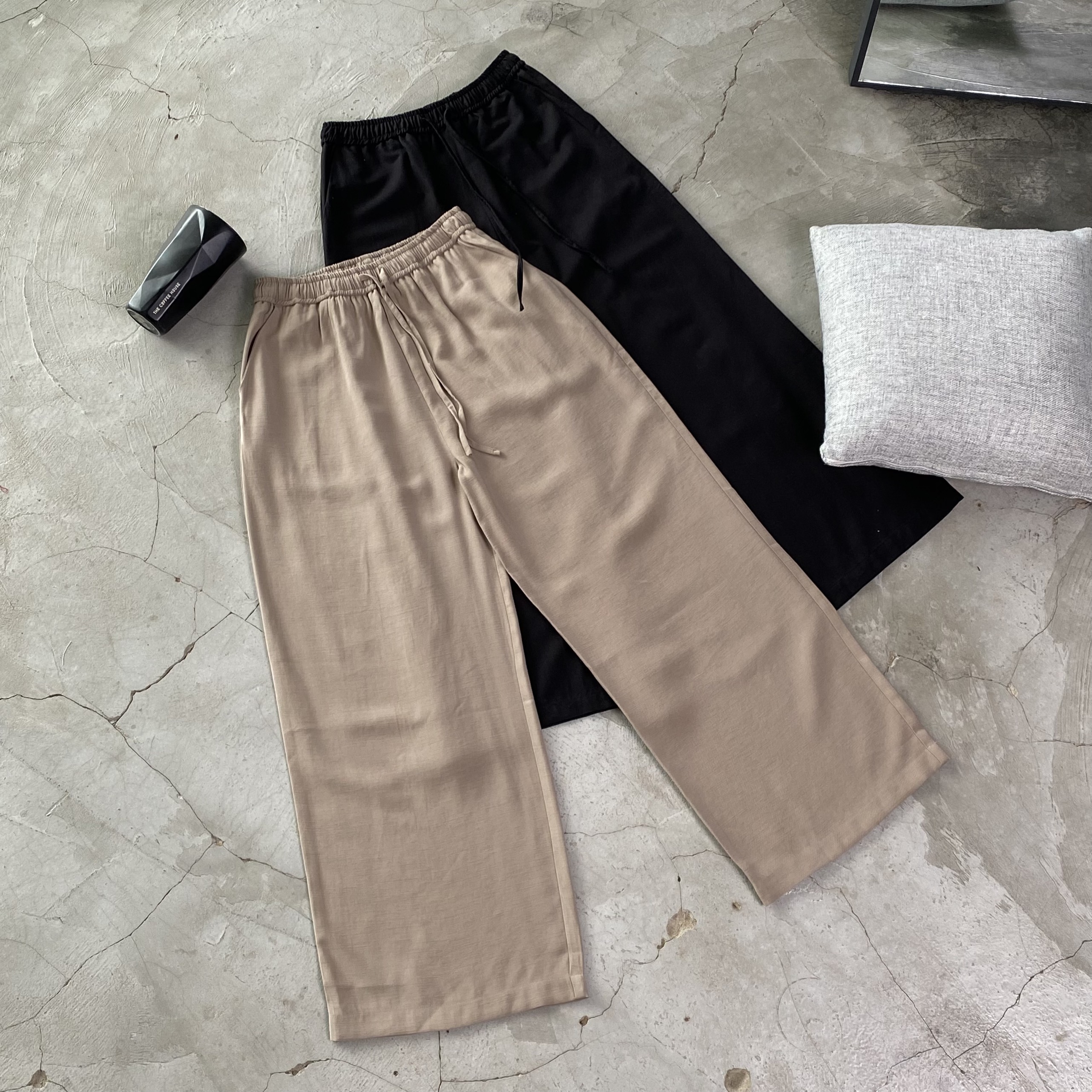 Q7956 - Q culottes lưng thun dây buộc