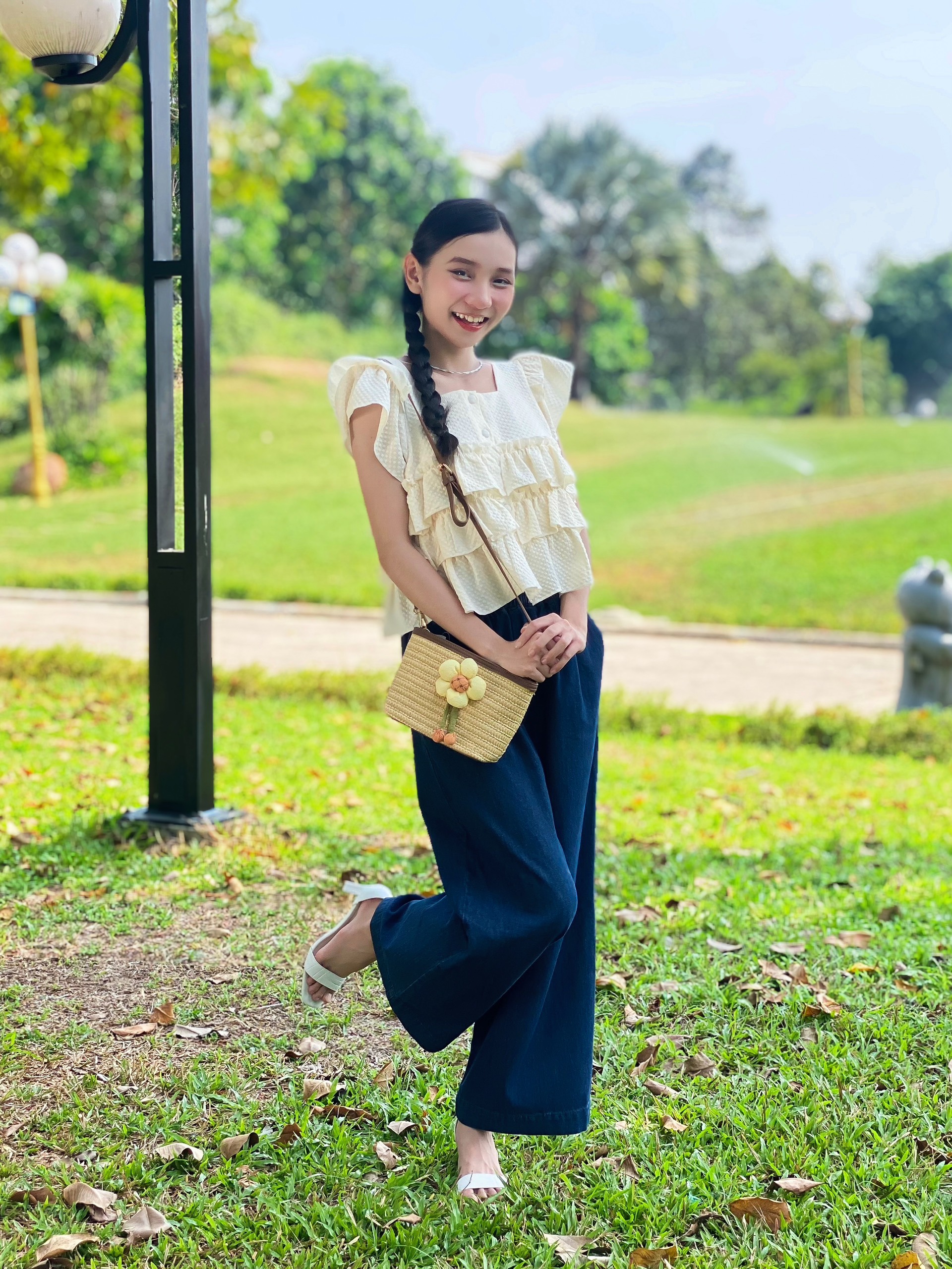 Q7982 - 	Q culottes J lưng thun nhấn li trước