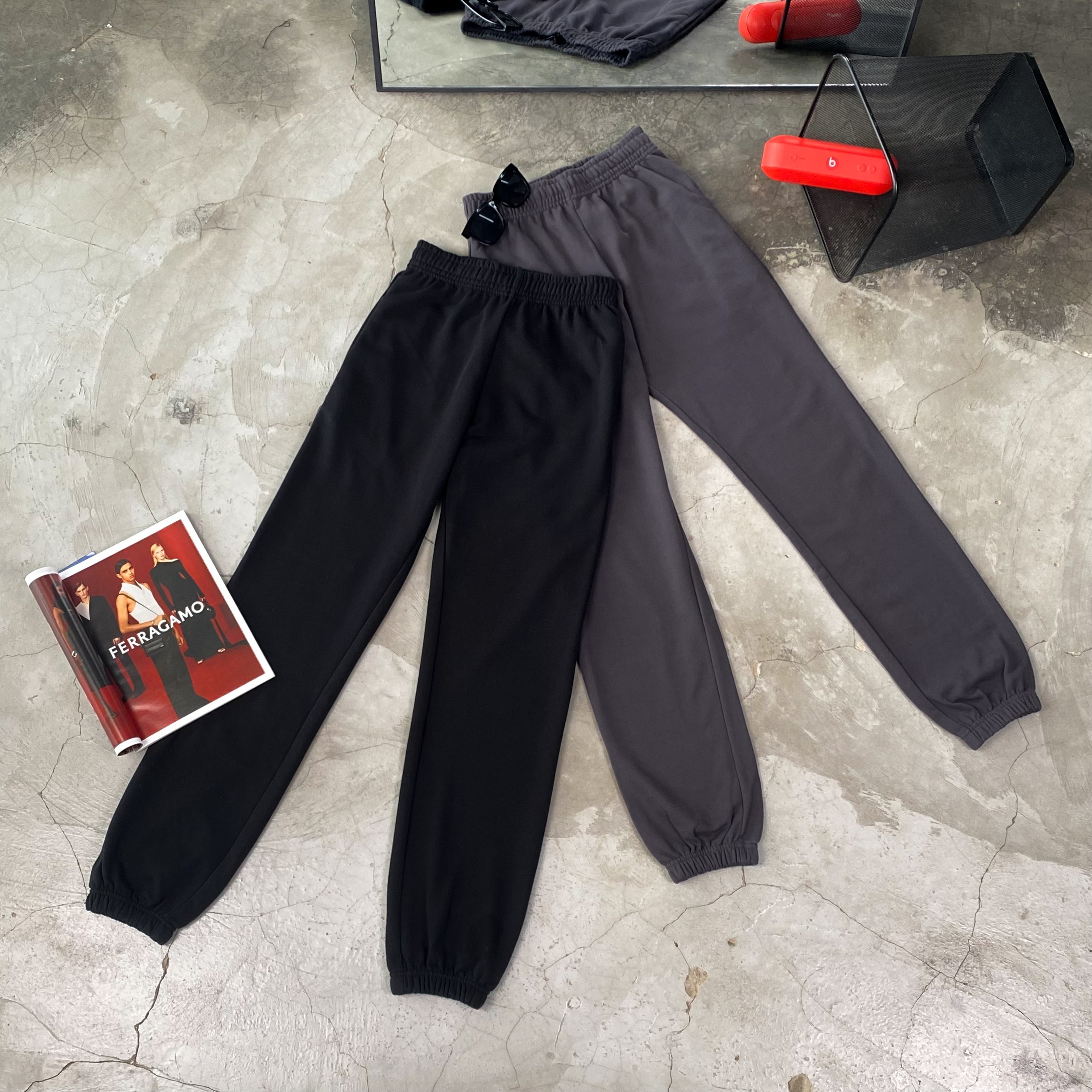 Q7958 - 	Q jogger nam, 2 túi sườn 1203