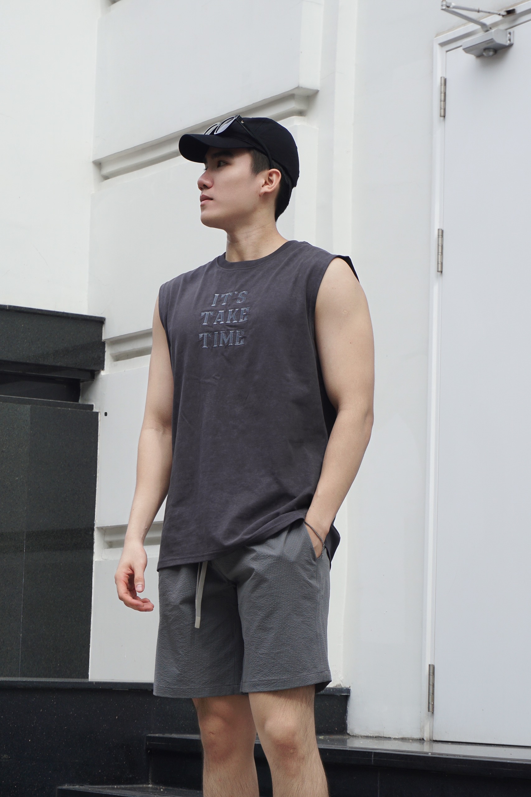S3217 - S short nam lưng thun dây luồng