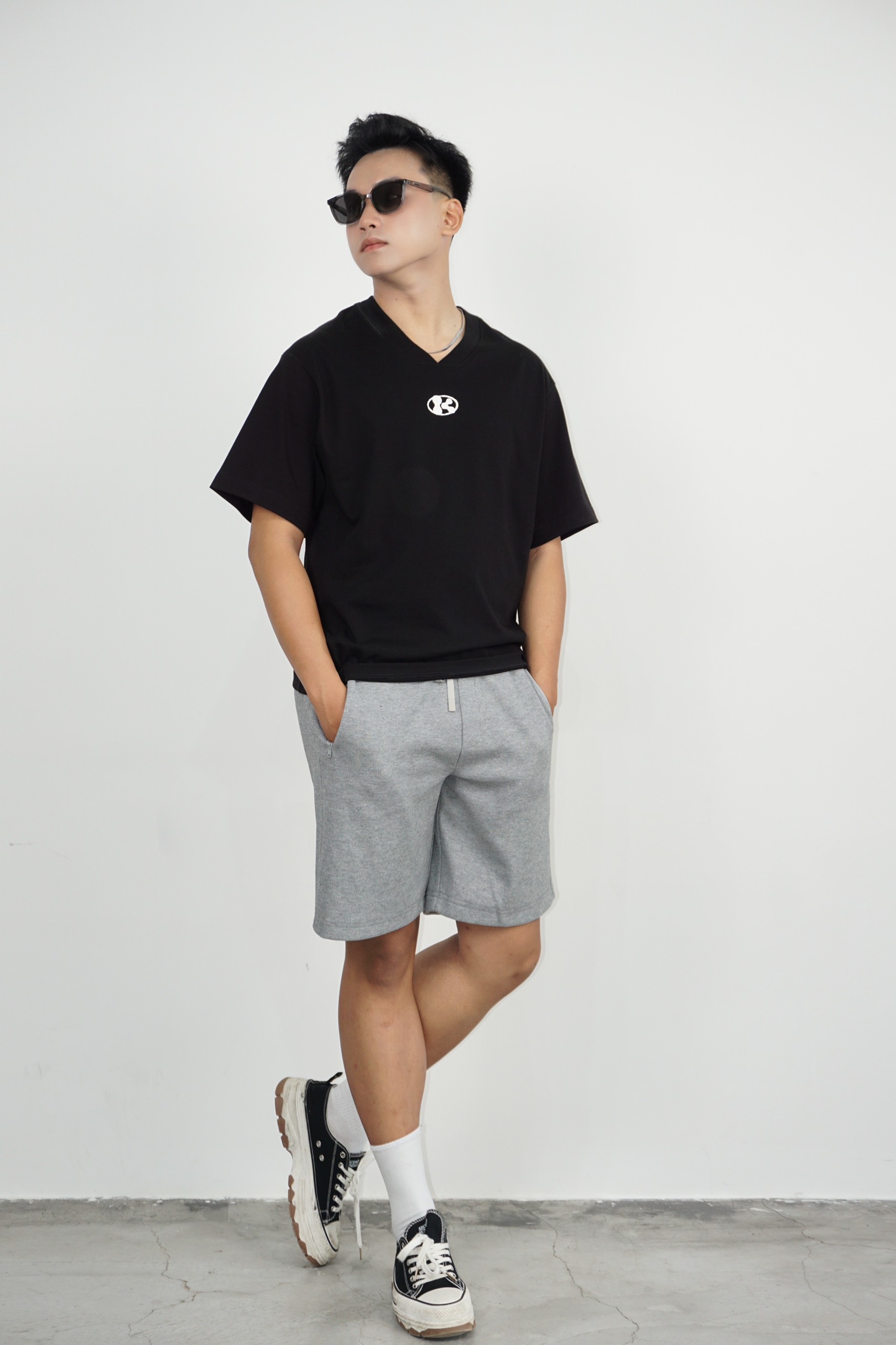 S3189 - S short thun nam 2 túi