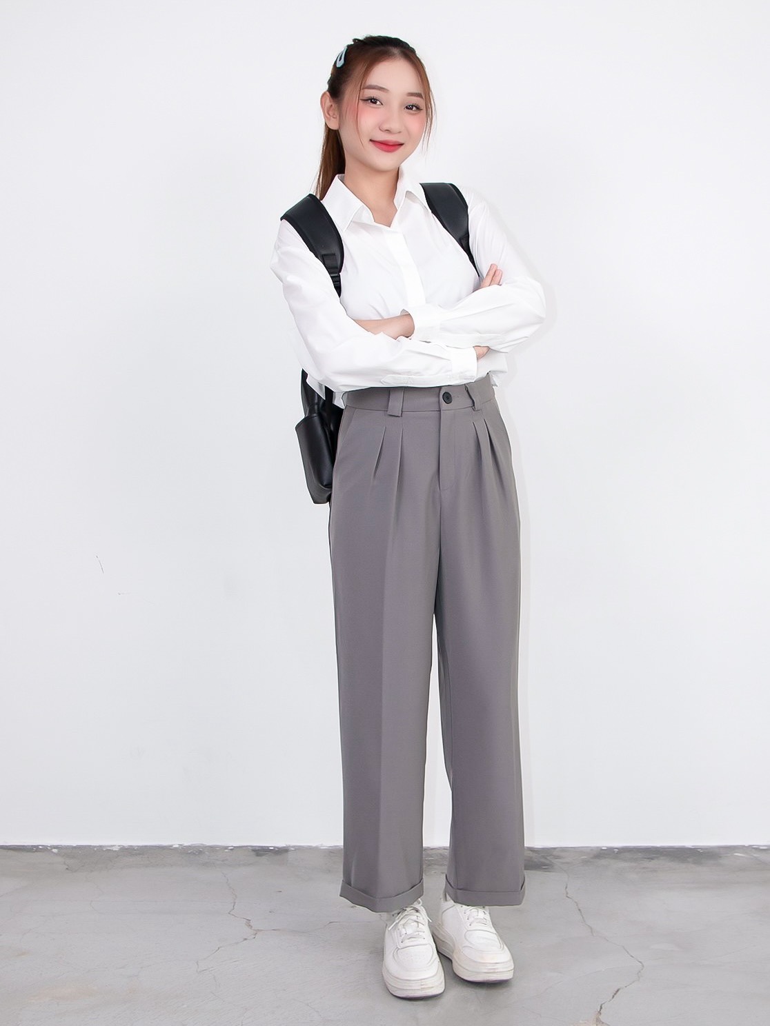 A25803 - A smi TD crop thêu AMOR