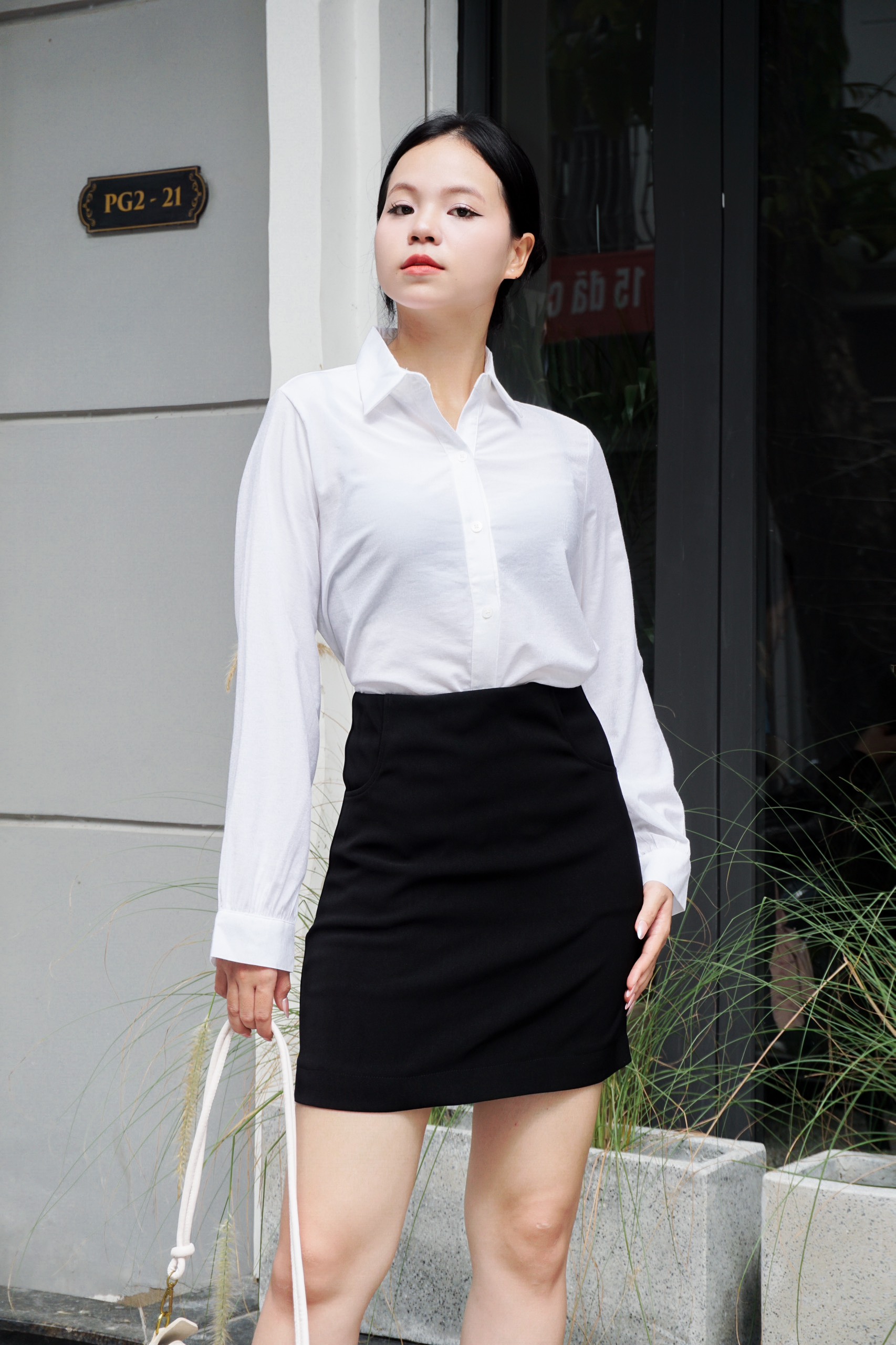 V3385 - V váy 2 túi 2 lớp